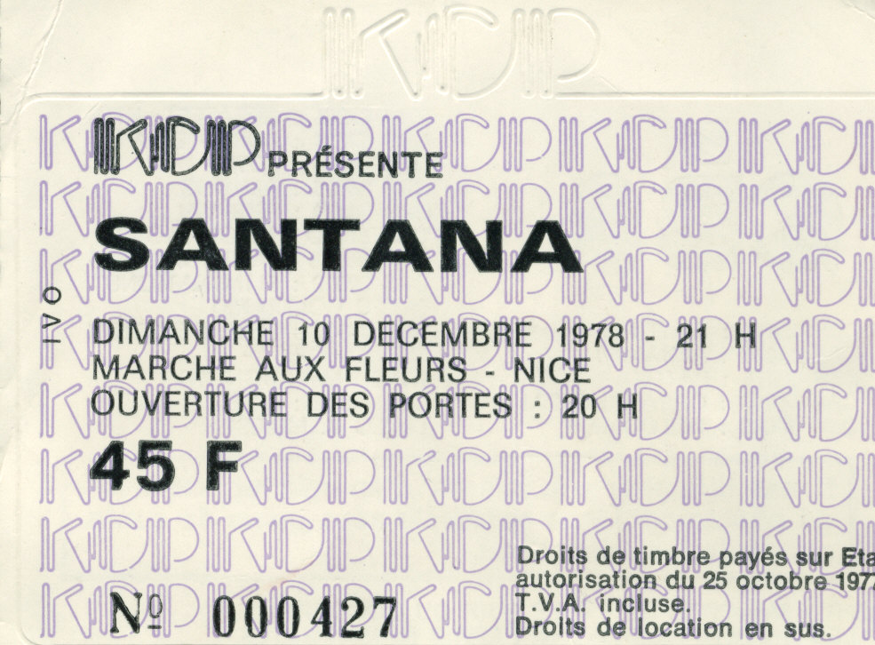 concert de santana
