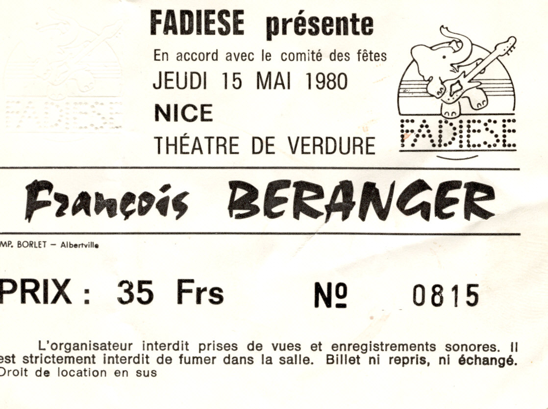 concert francois beranger