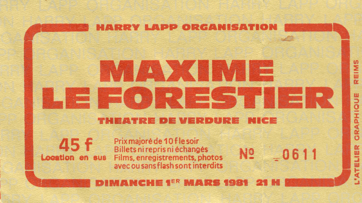 concert maxime le forestier