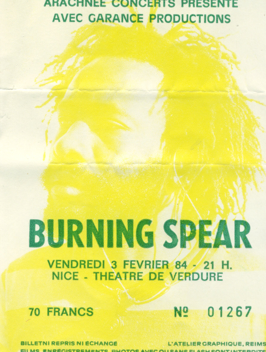 concert burning spear