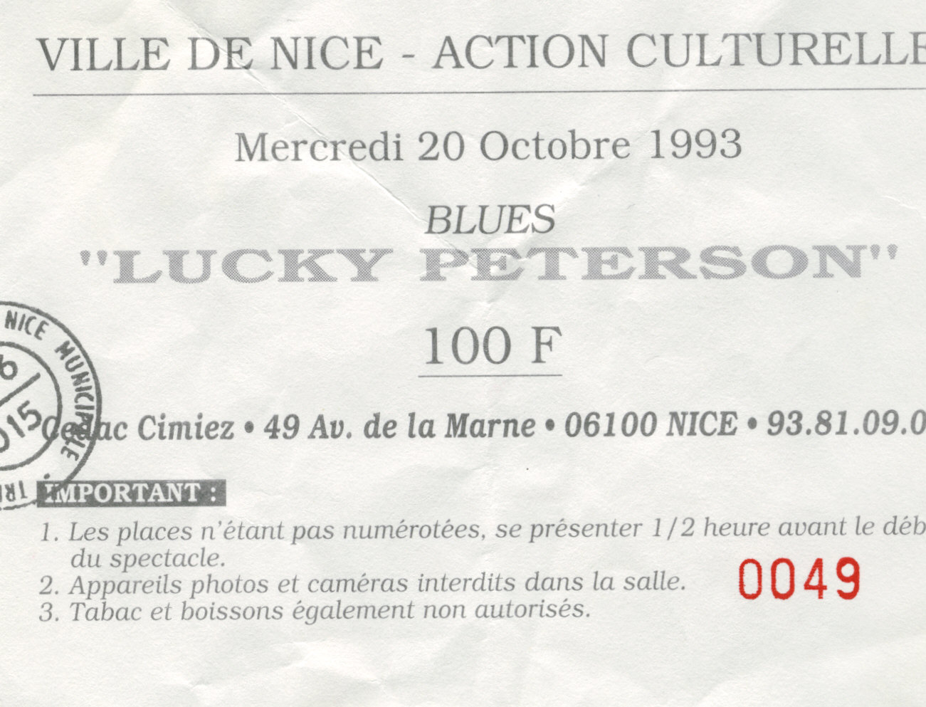 concert lucky peterson