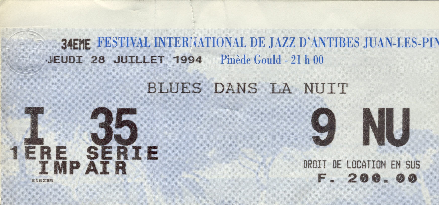 concert blues dans la nuit
