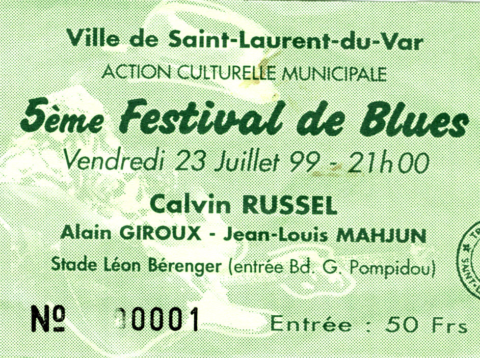 concert calvin russel