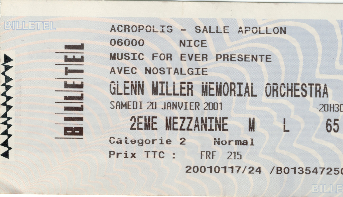 concert glenn miller memorial orchestra
