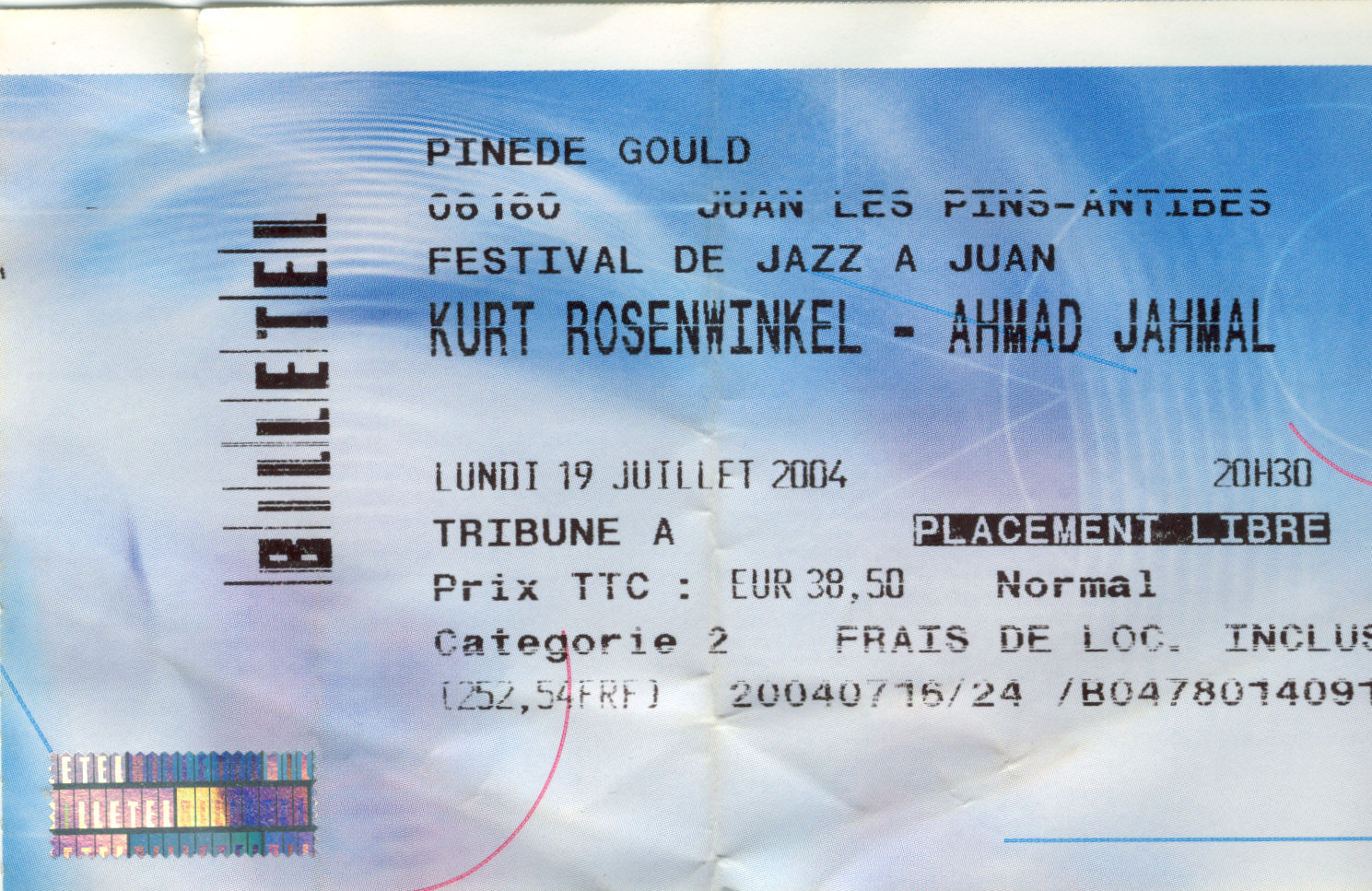 concert ahmad jamal et kurt rosenwinkel