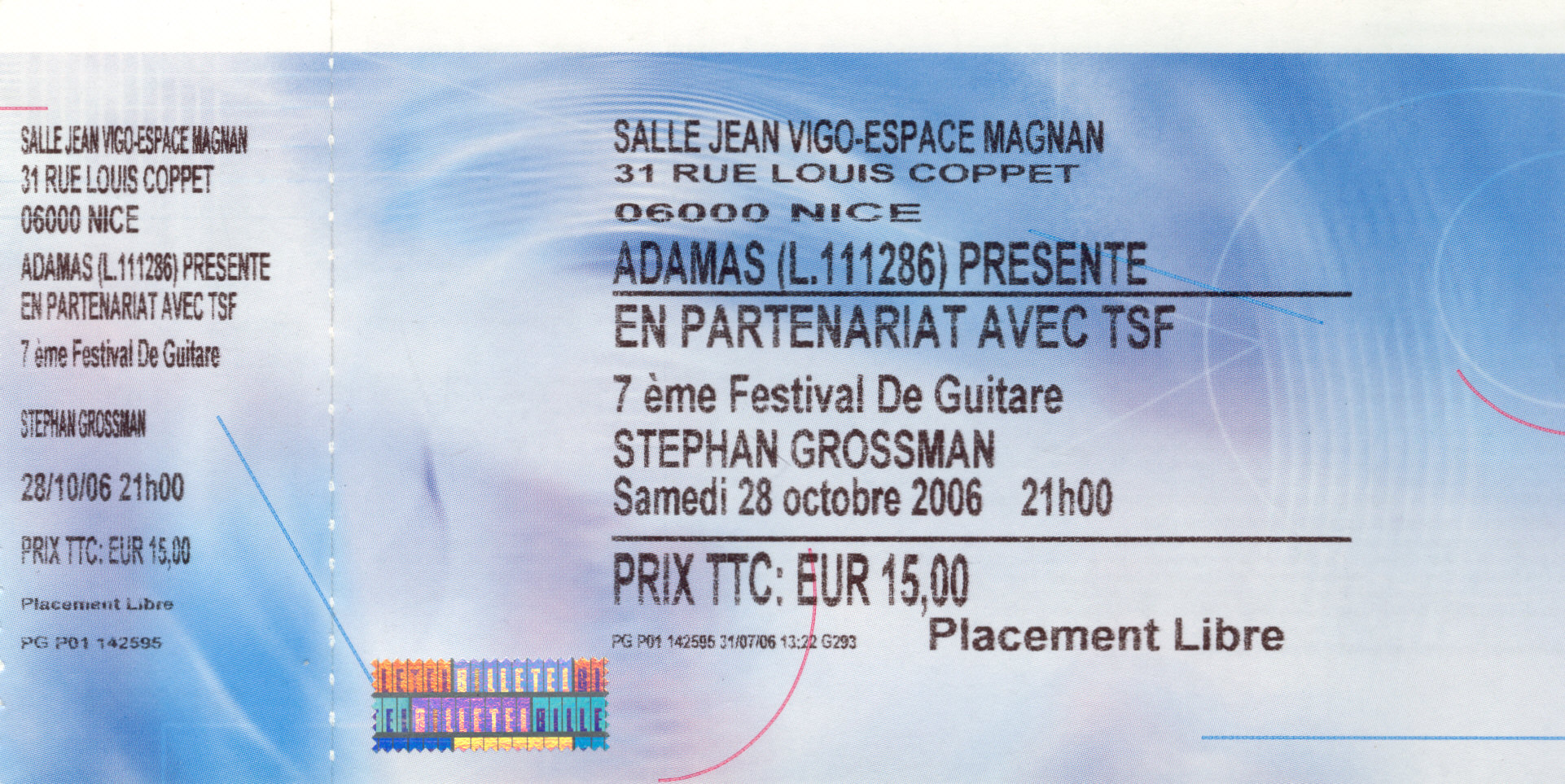 concert de stephan grossman