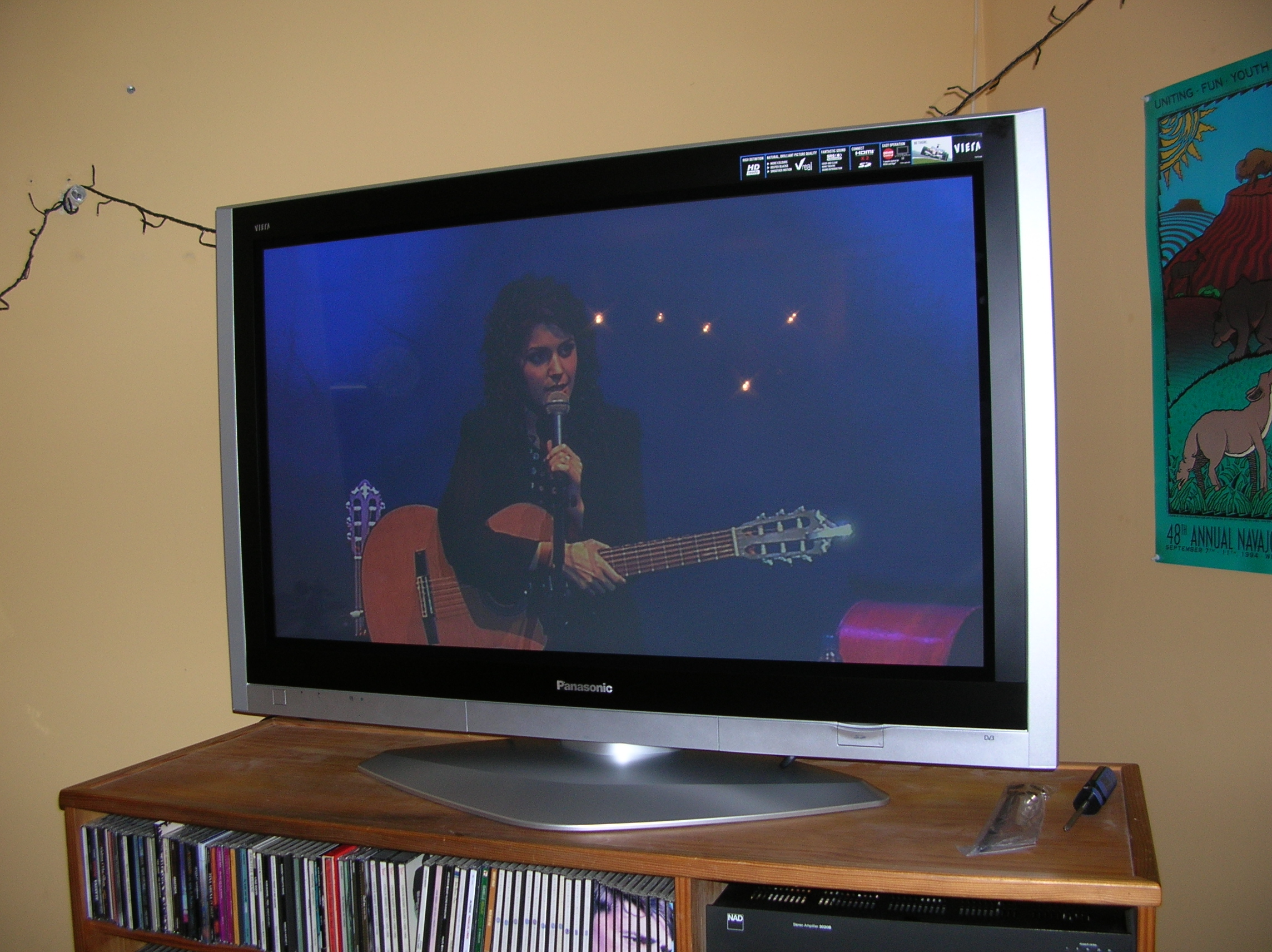 installation du panasonic plasma 42 pouces