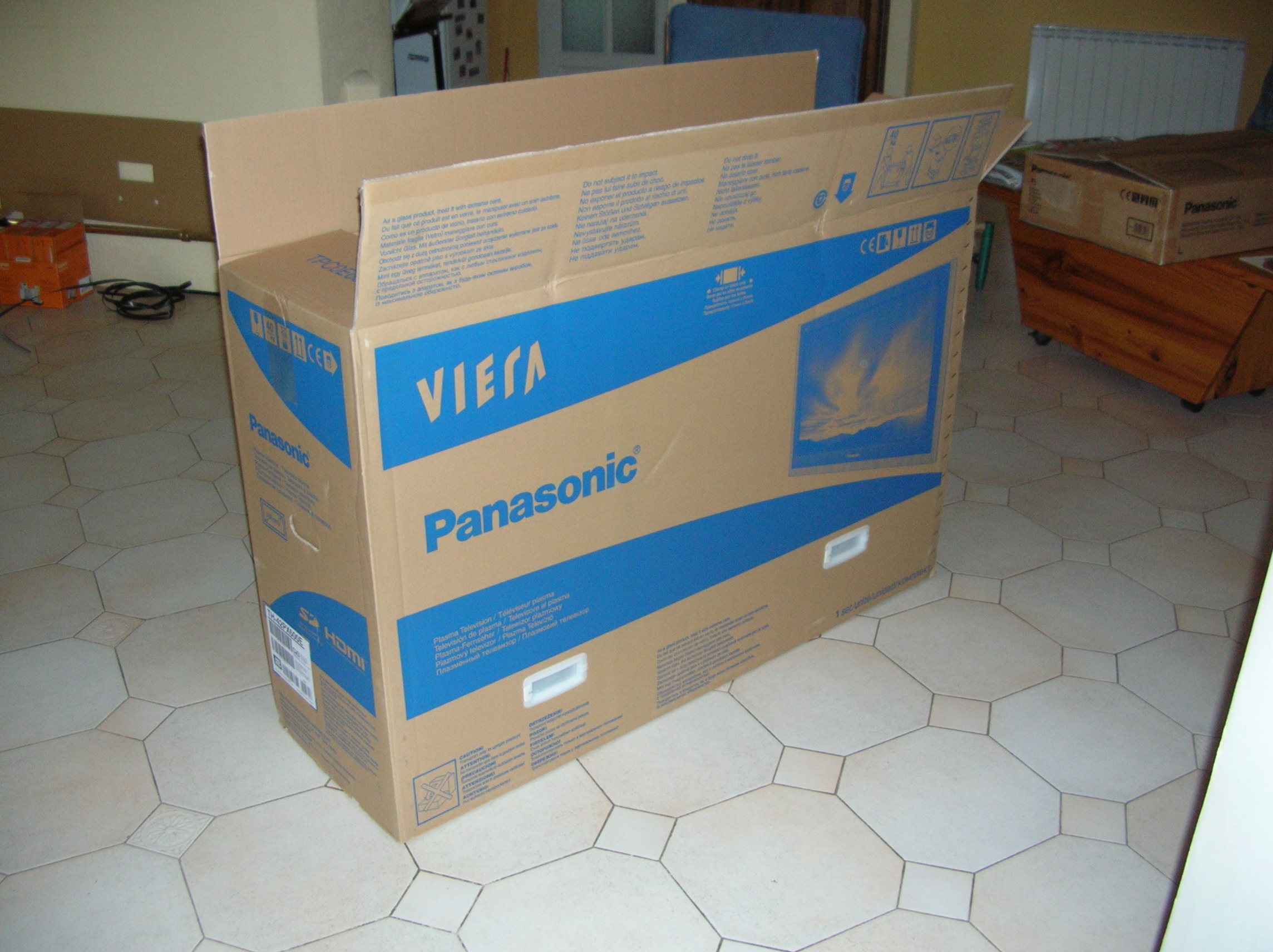 installation du panasonic plasma 42 pouces