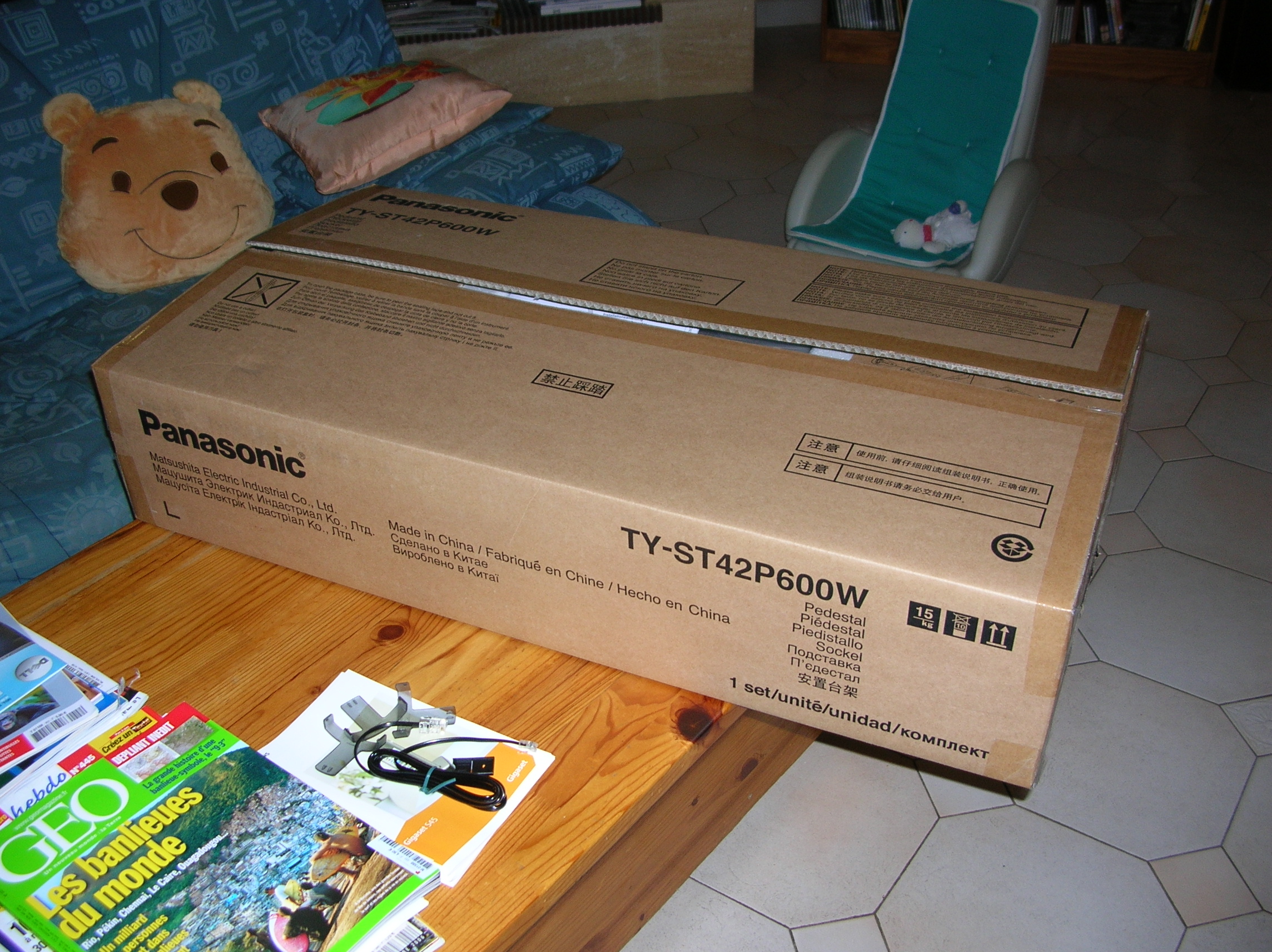 installation du panasonic plasma 42 pouces