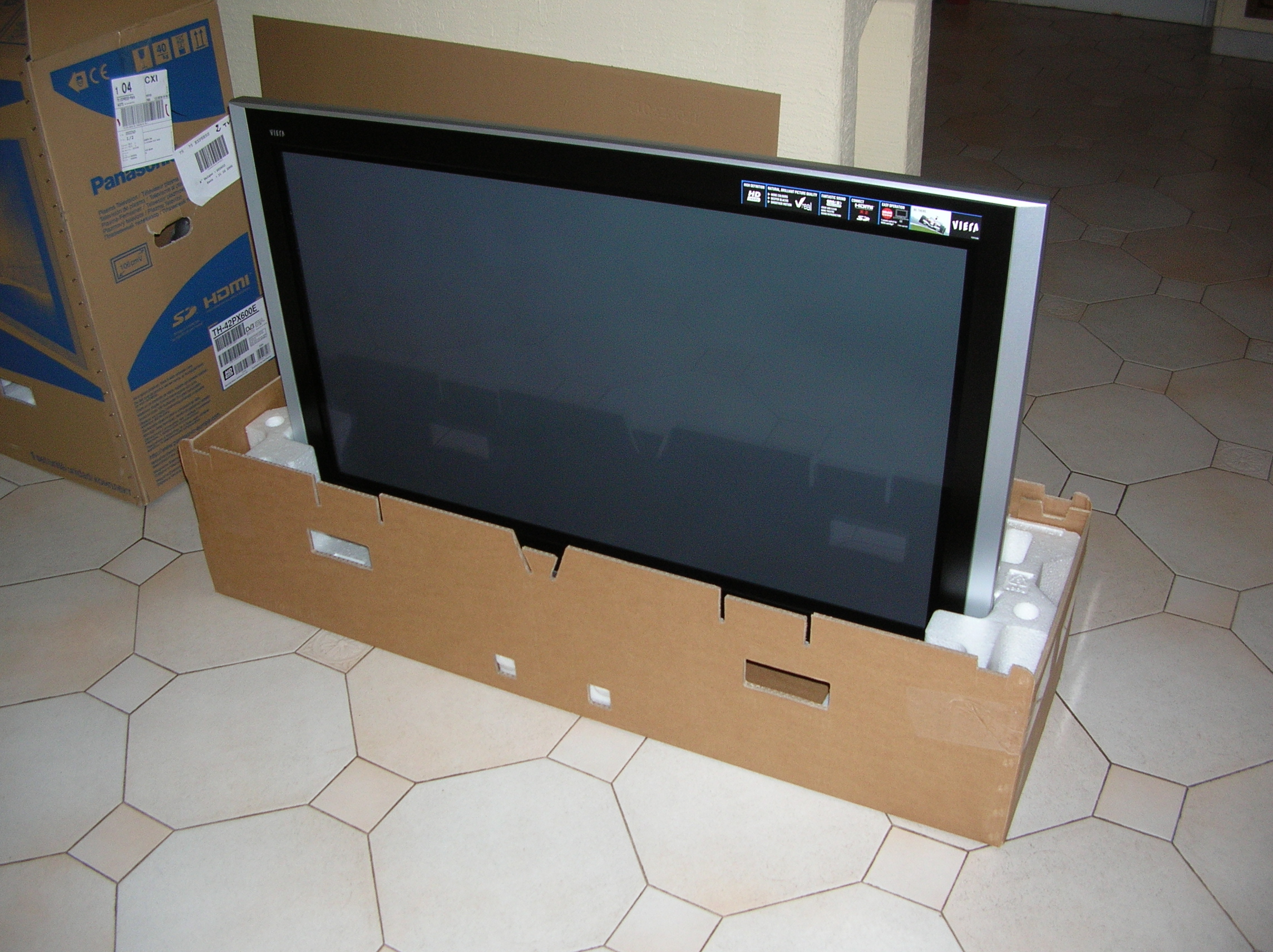 installation du panasonic plasma 42 pouces