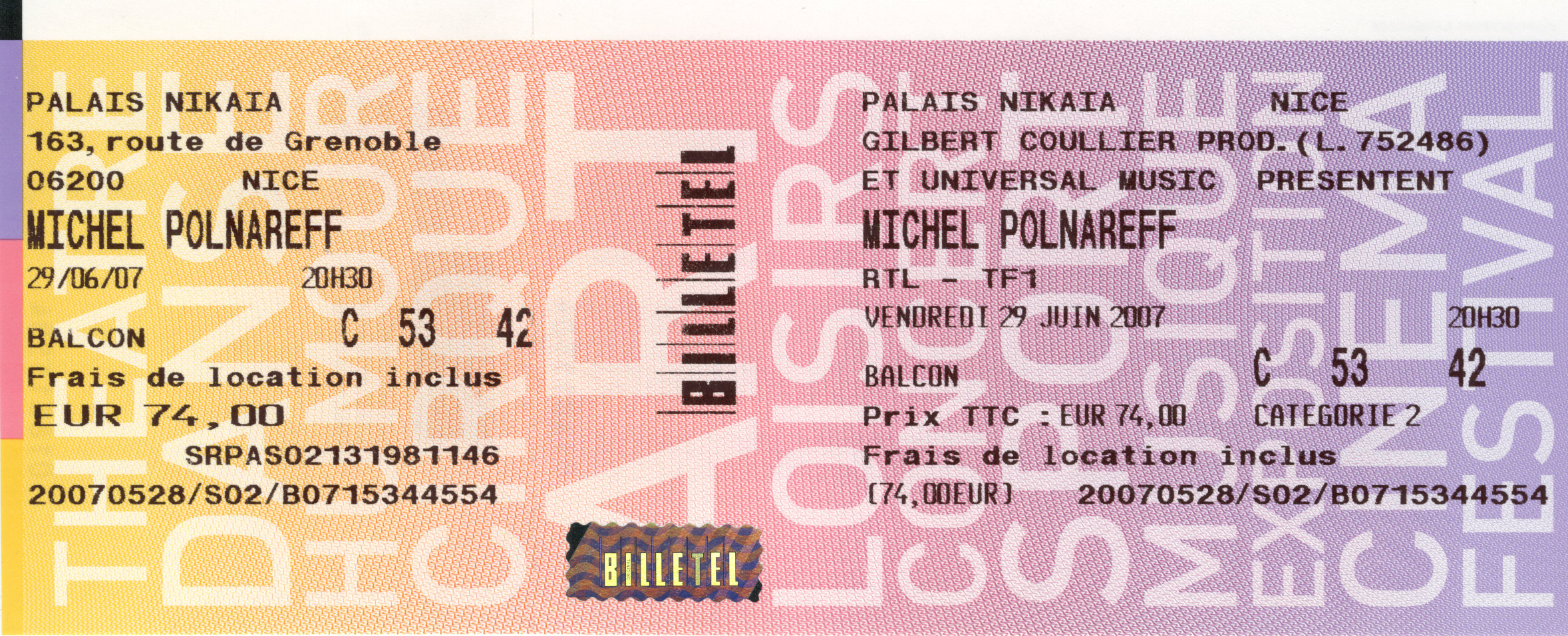 concert de michel polnareff