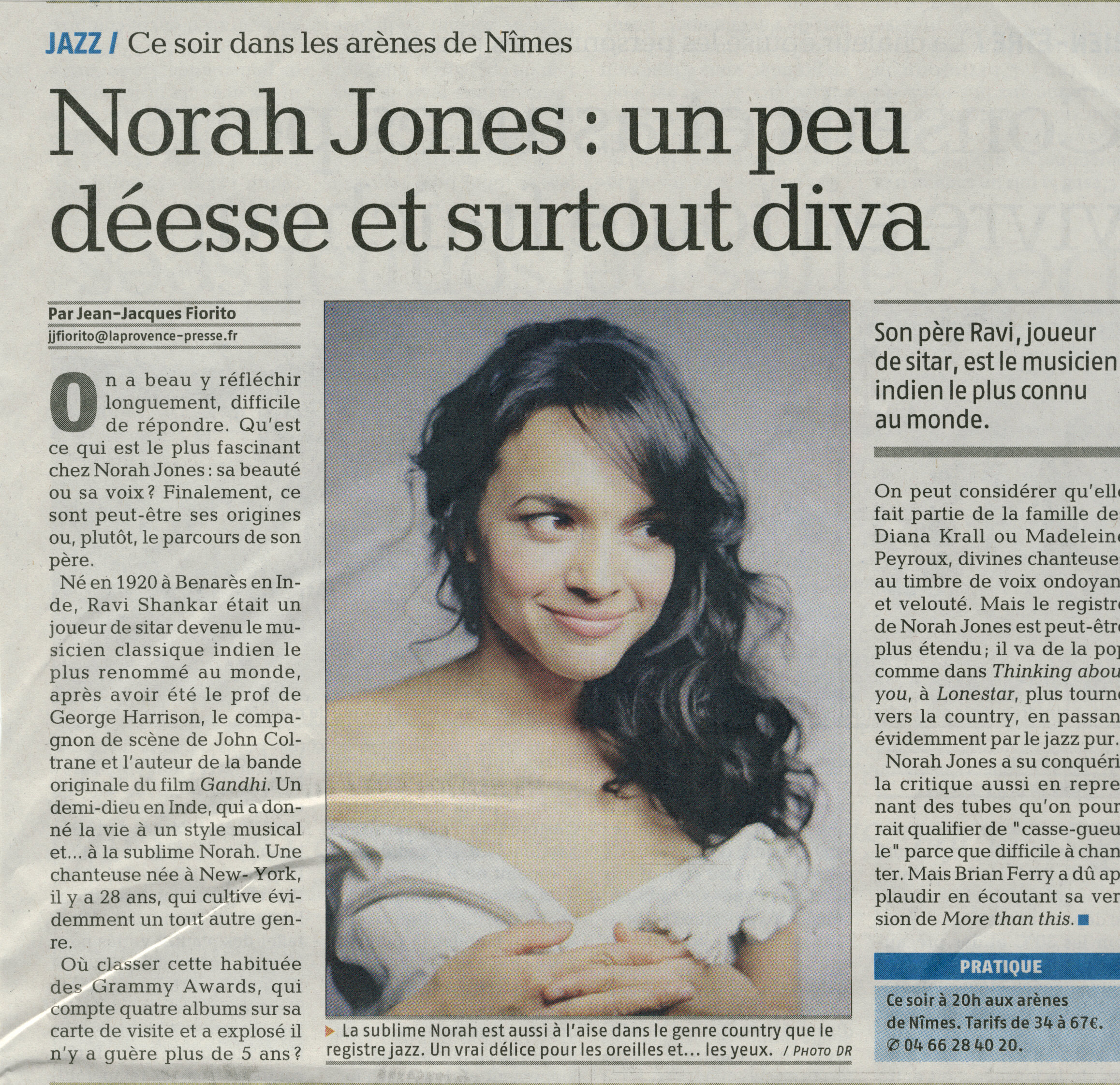 concert de norah jones (nimes)
