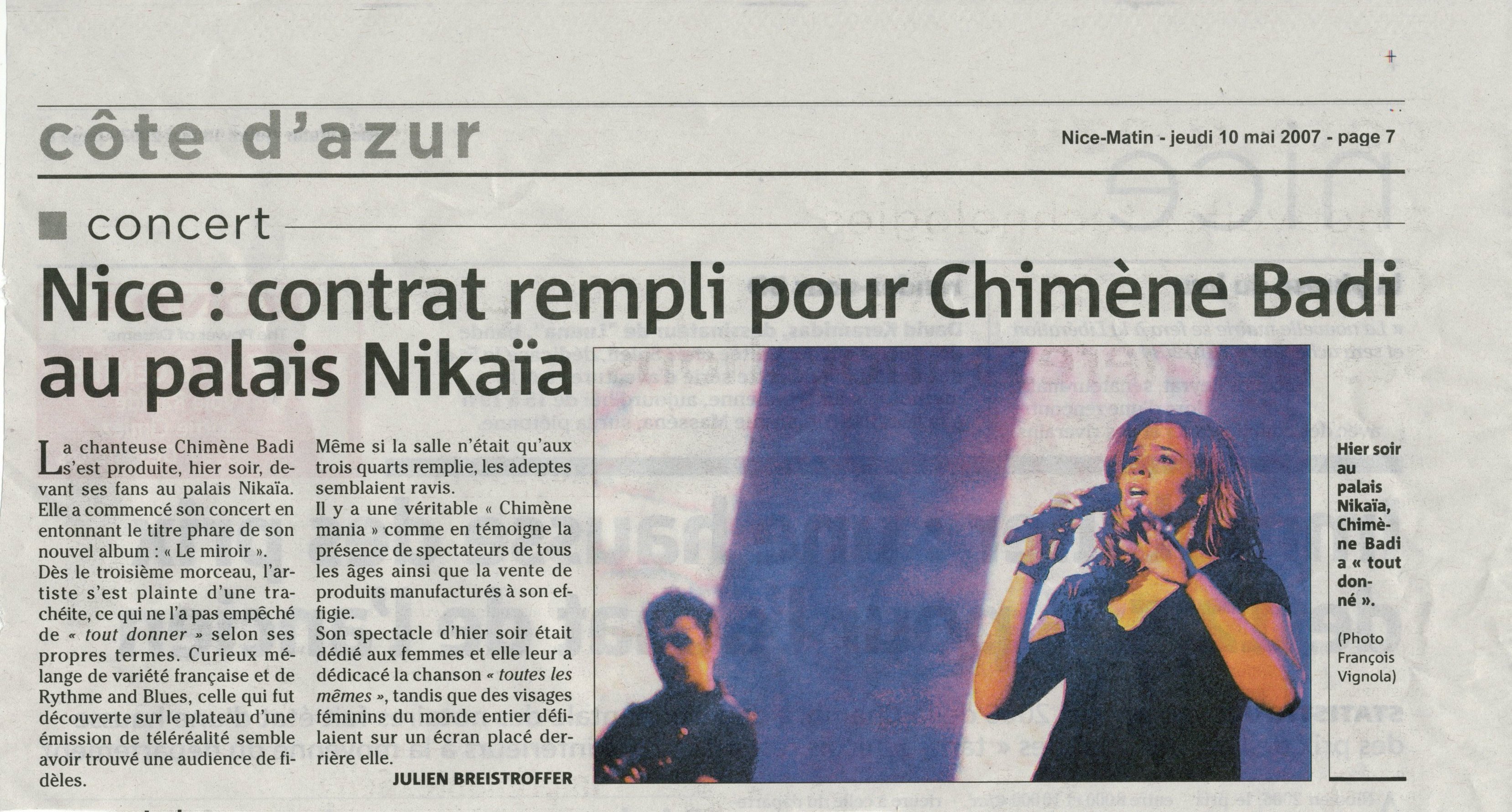 concert de chimene badi