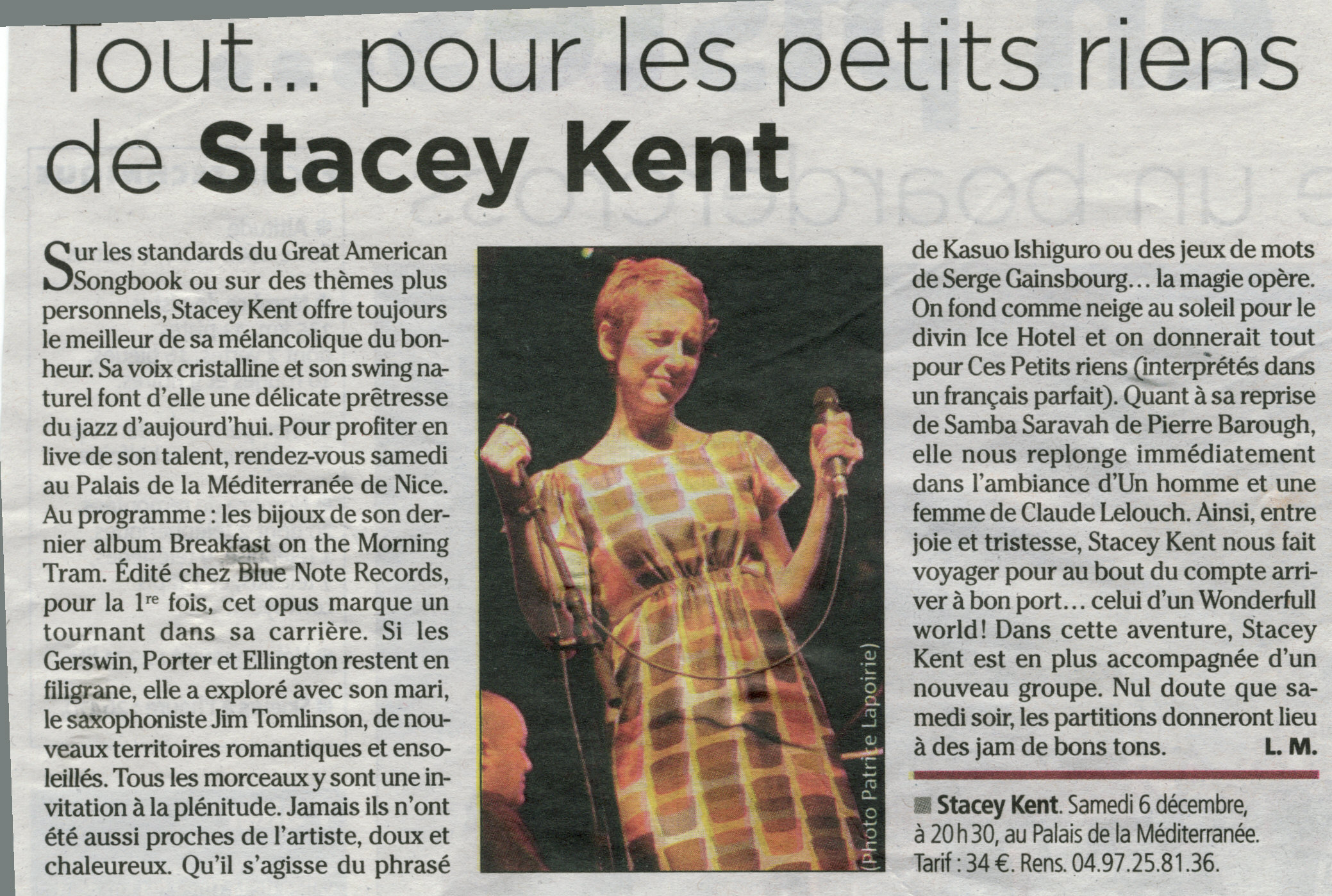 concert de stacey kent