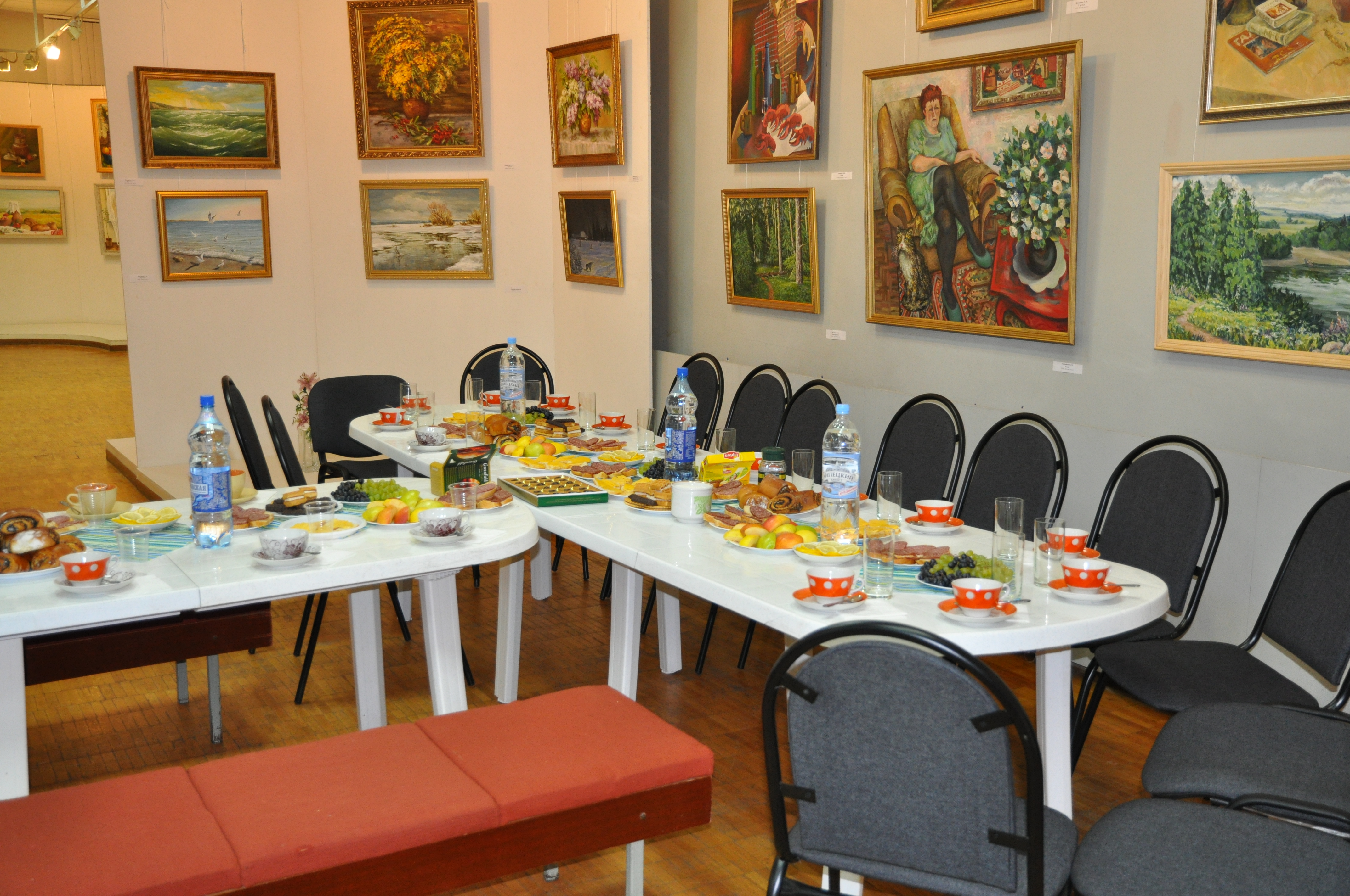 reception au musee