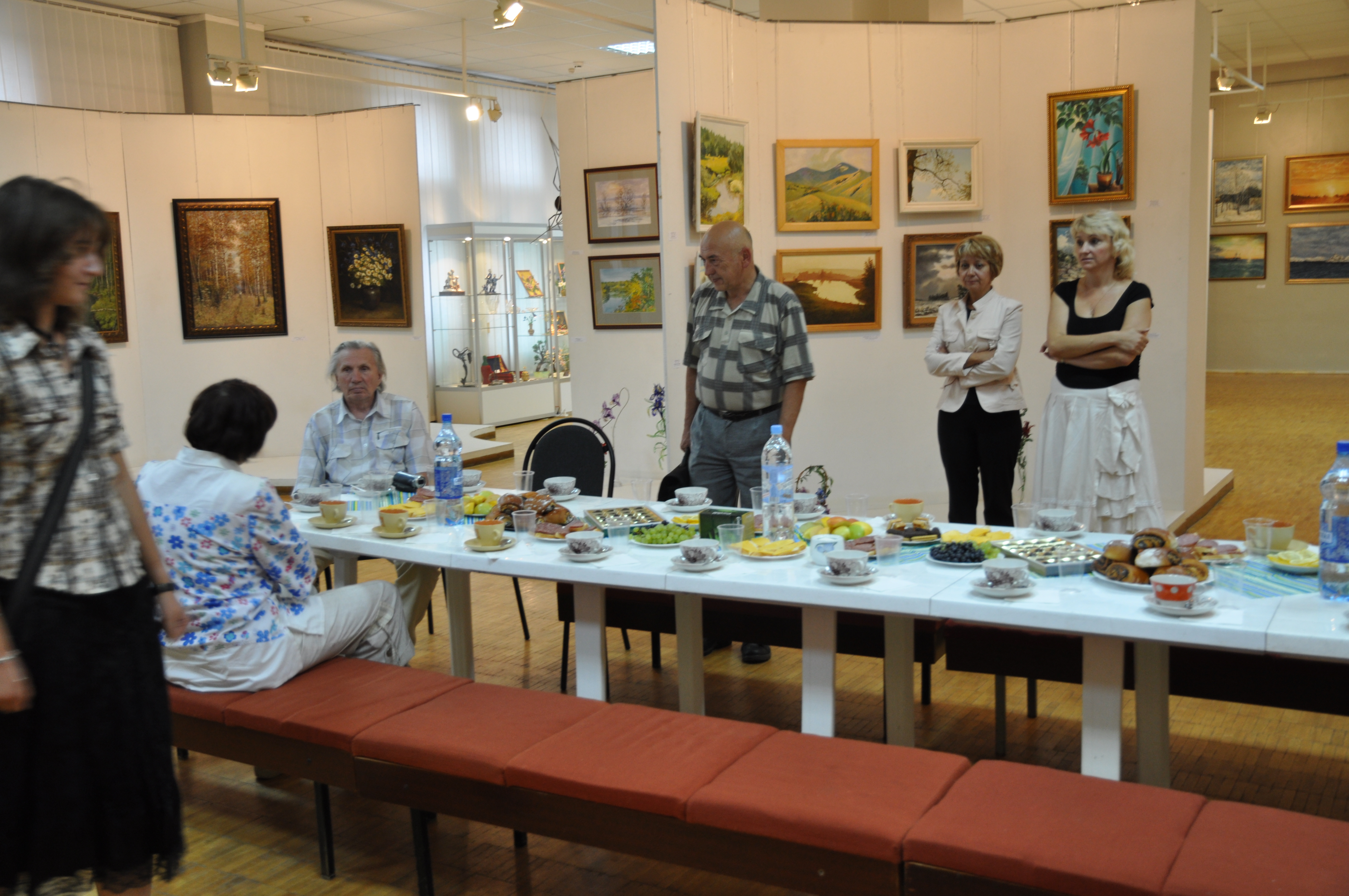 reception au musee