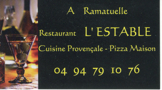 repas a lestable a ramatuelle
