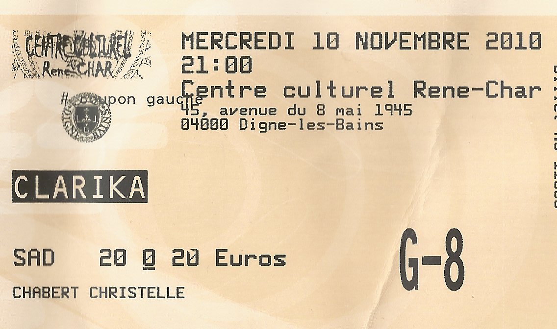 concert de clarika