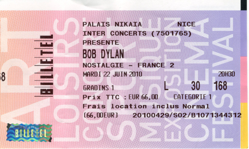 concert de bob dylan
