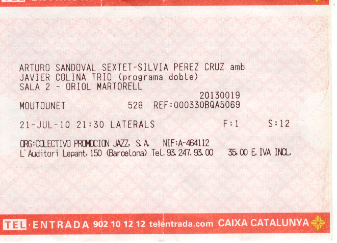 concert de silvia perez cruz et javier colina trio