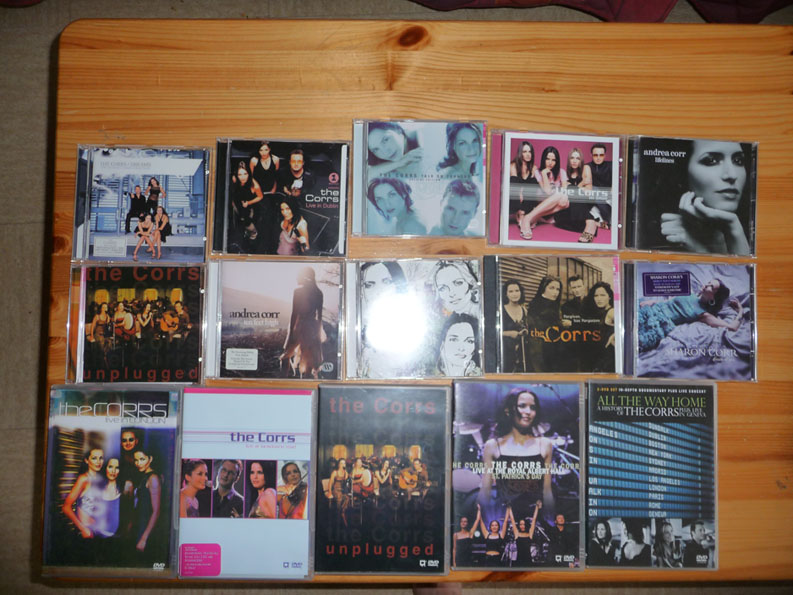 mes cd et dvd des corrs