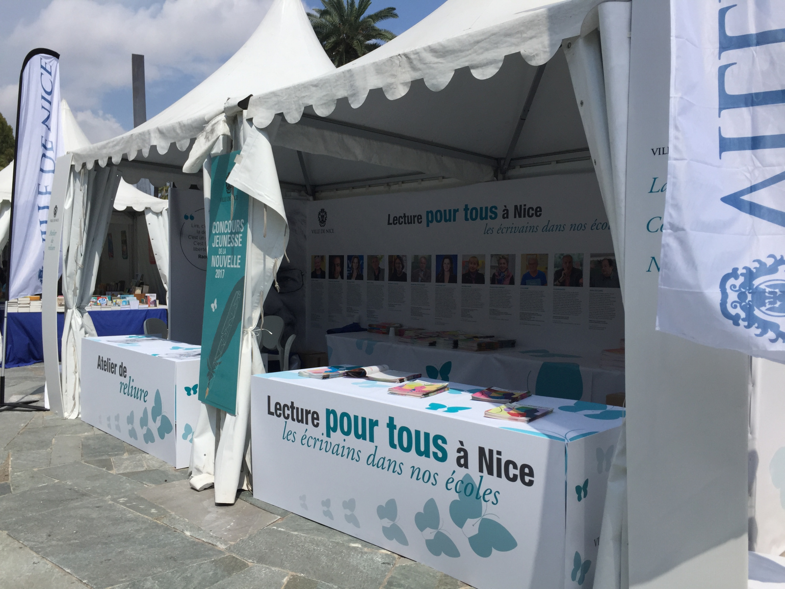 Ballade au festival du livre de Nice 2017