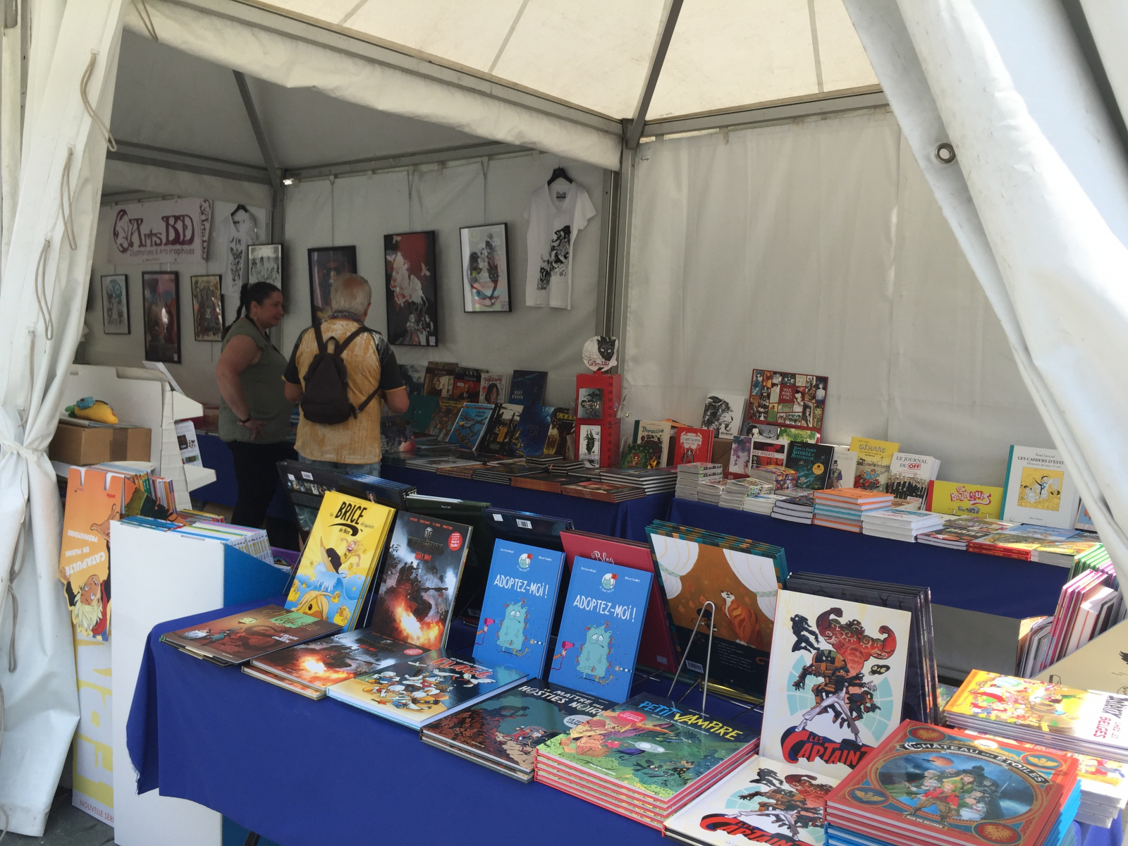 Ballade au festival du livre de Nice 2017