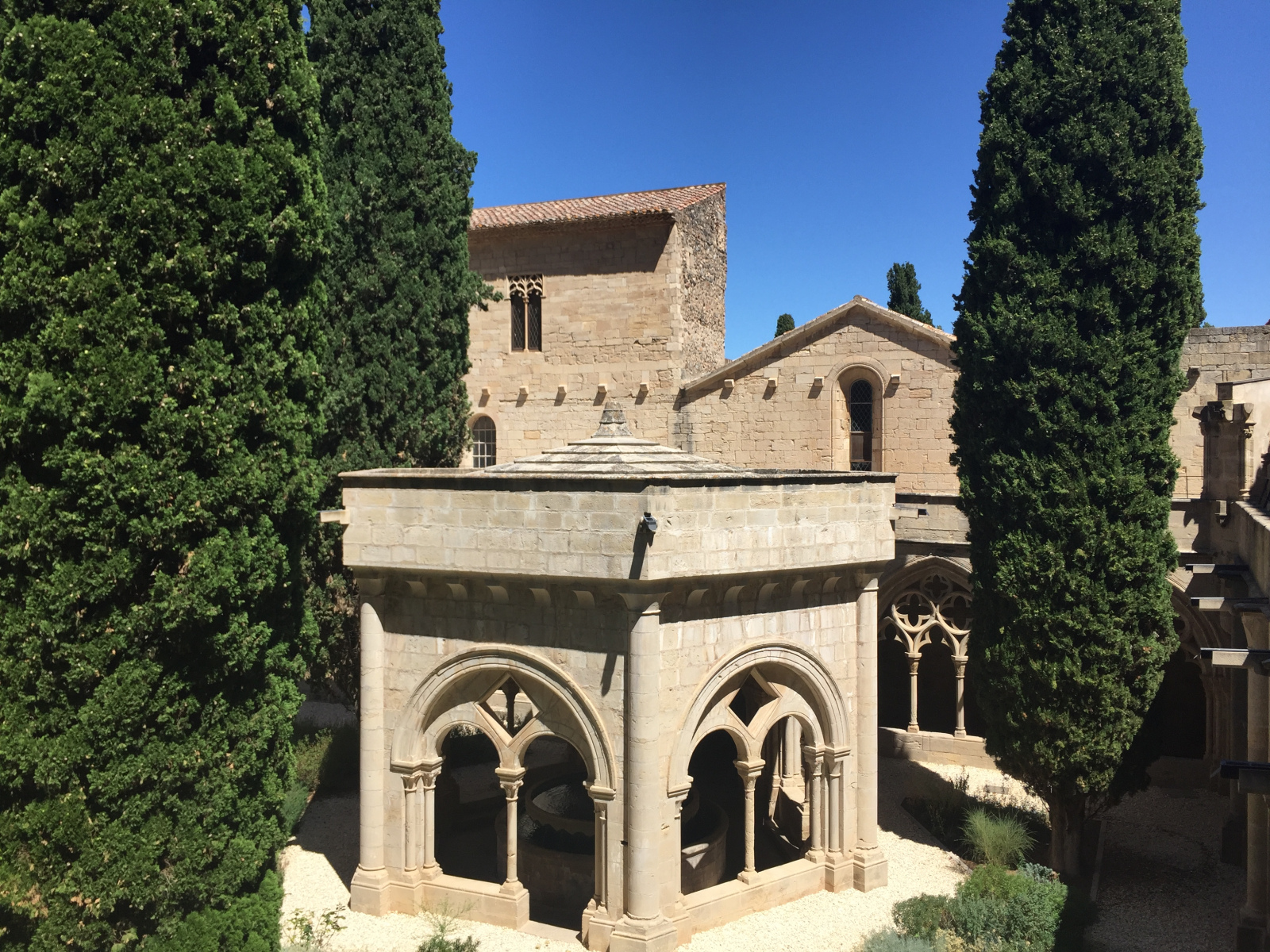 Visite du monastère de Poblet (Espagne)