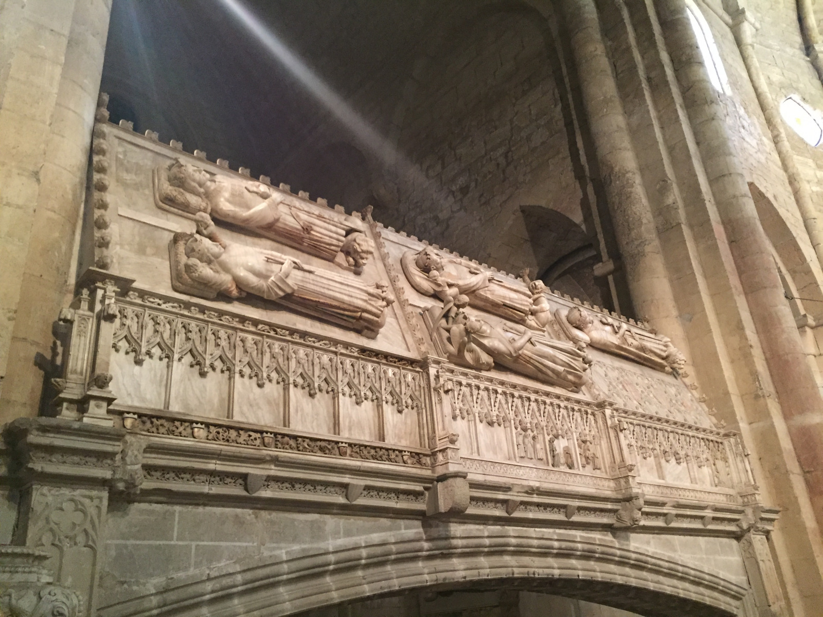 Visite du monastère de Poblet (Espagne)