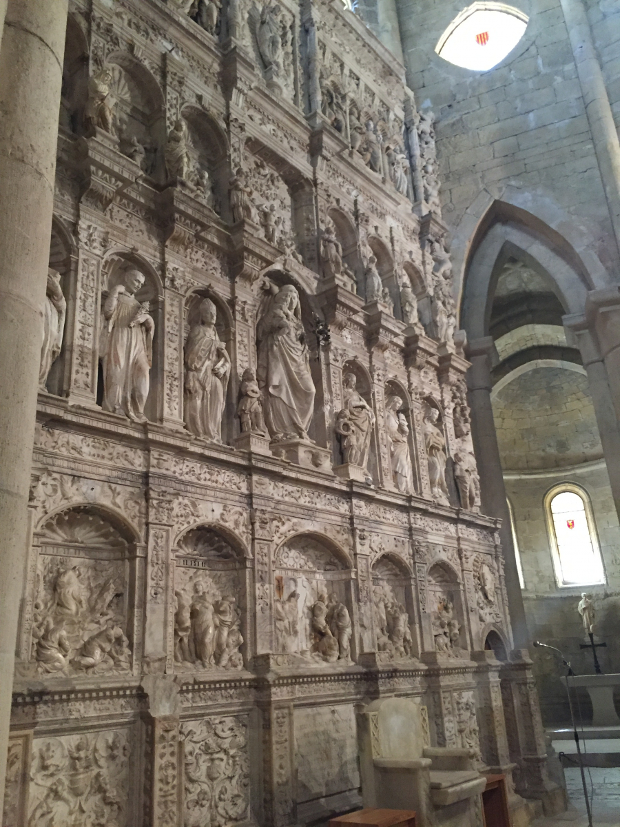 Visite du monastère de Poblet (Espagne)
