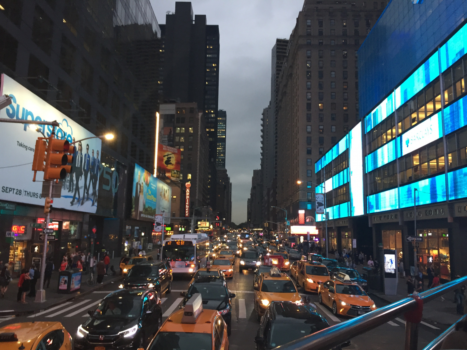 New York: première visite en bus
