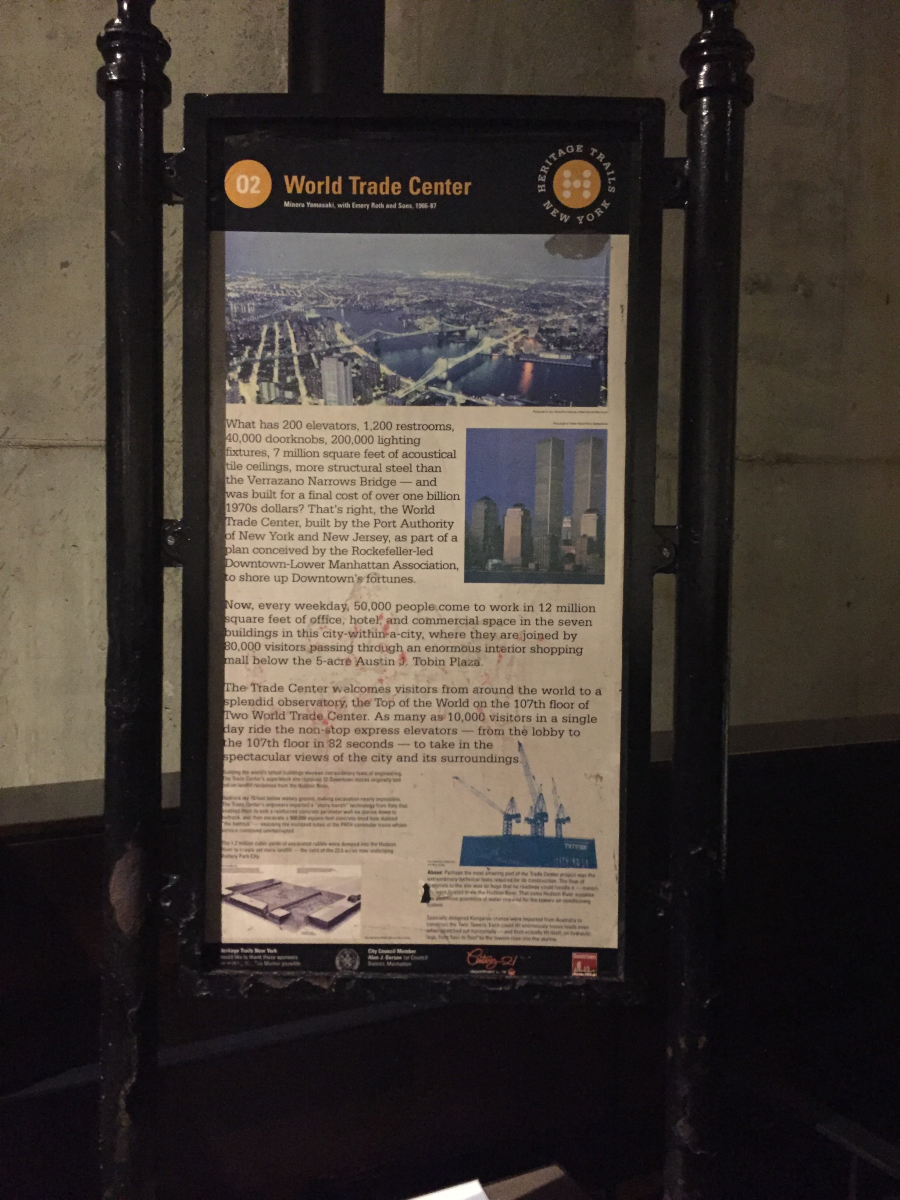 New York: visite du mémorial et du musée du 11 septembre