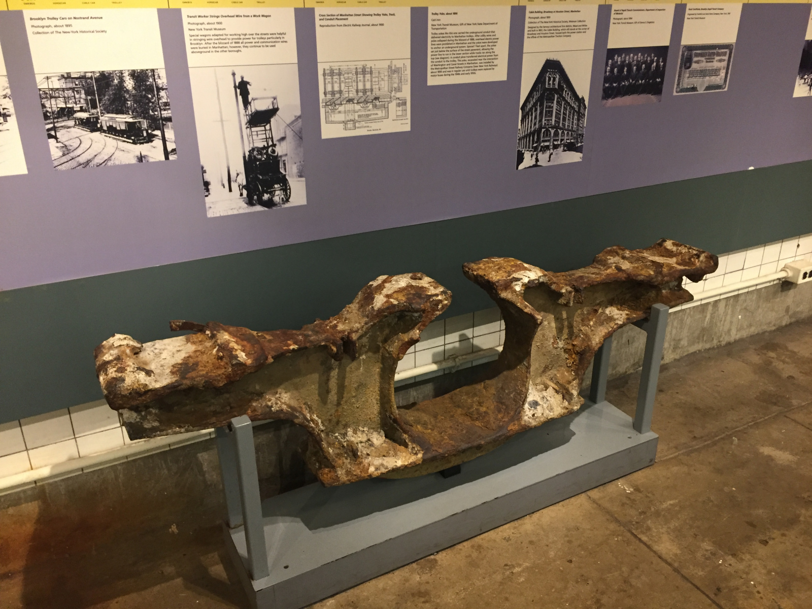 New York: visite du musée du métro