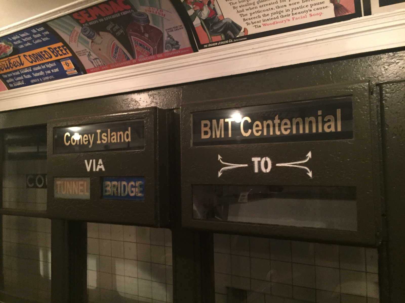 New York: visite du musée du métro