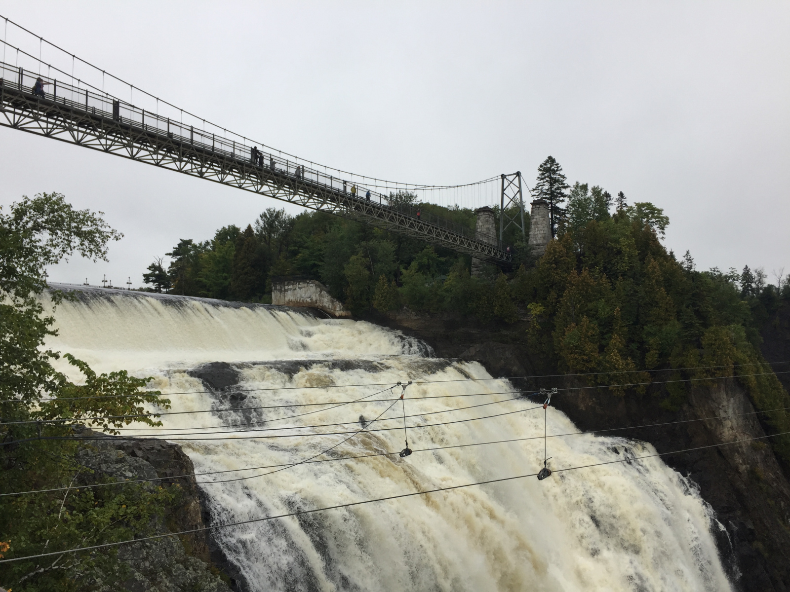 Québec: visite des chutes de Montmorancy