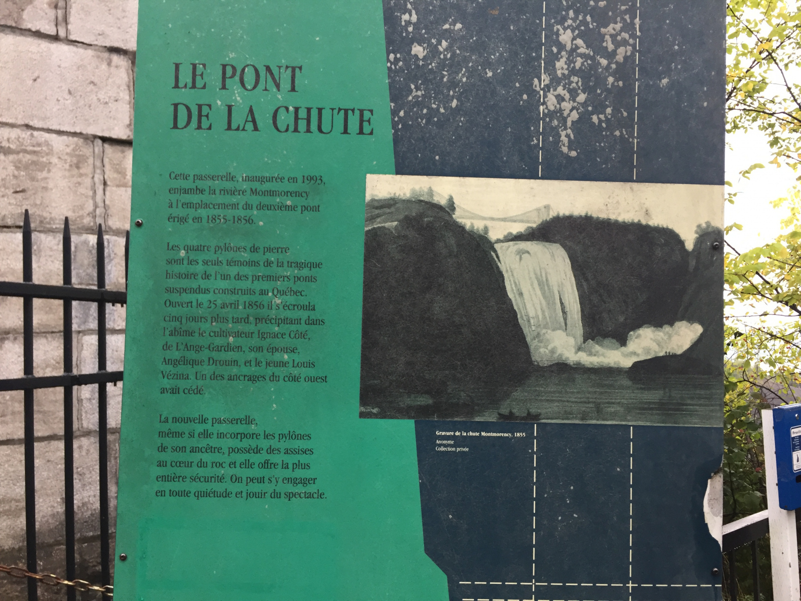 Québec: visite des chutes de Montmorancy