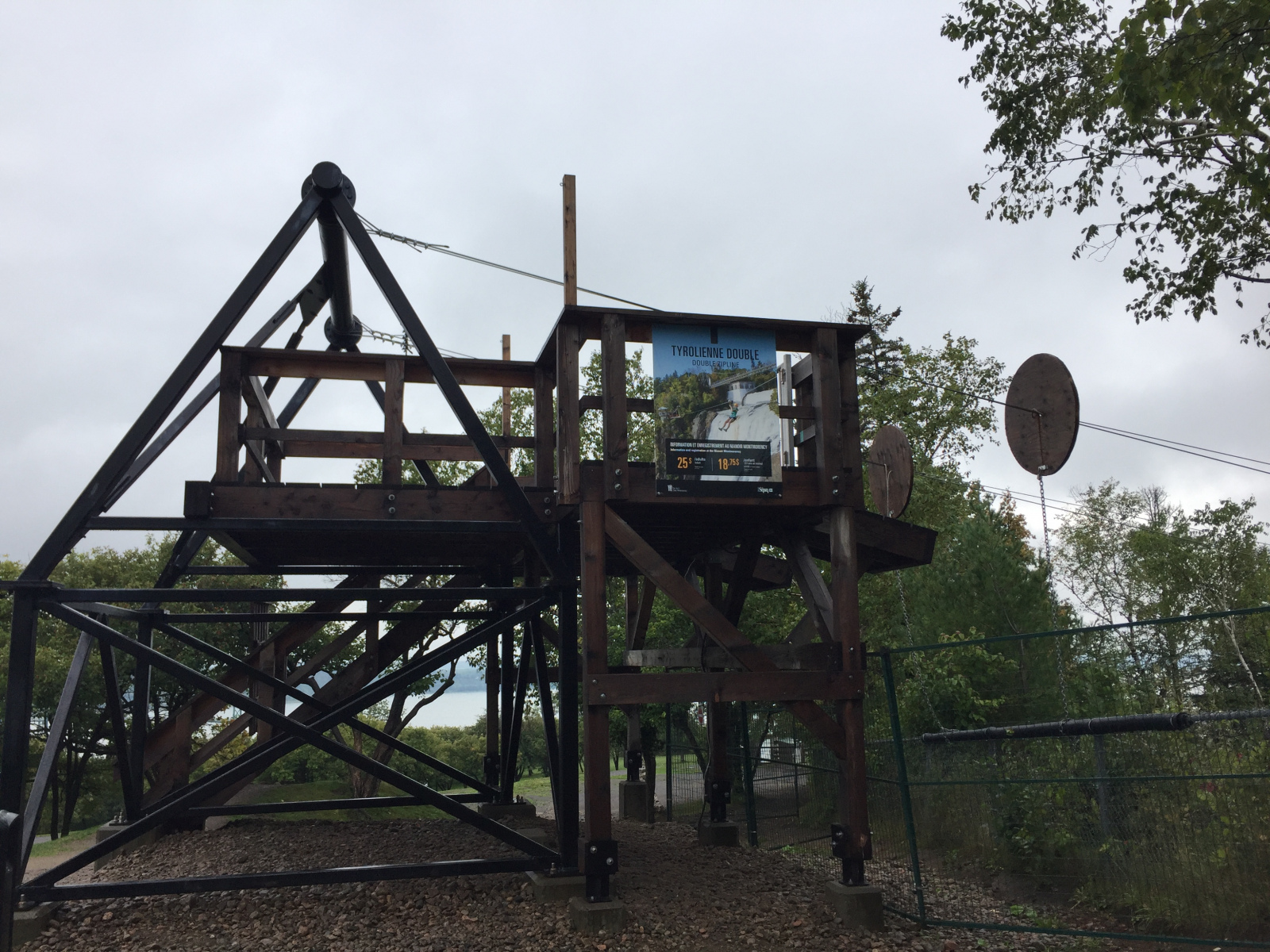 Québec: visite des chutes de Montmorancy