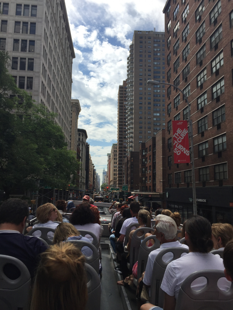 New York: première visite en bus