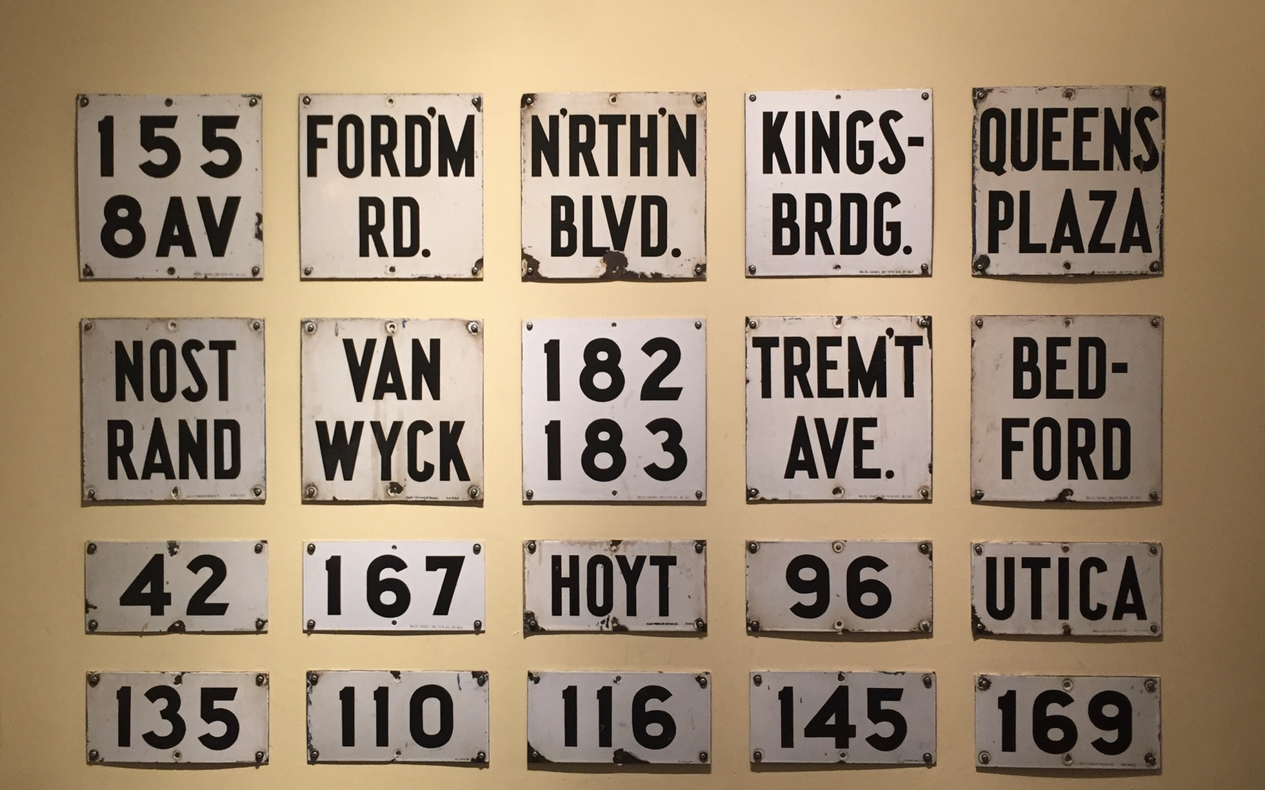 New York: visite du musée du métro
