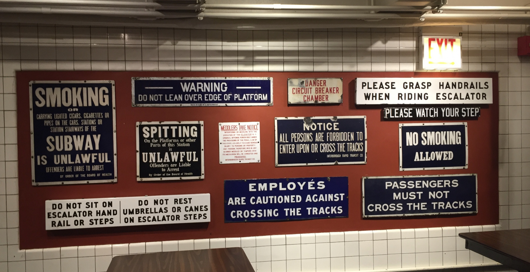 New York: visite du musée du métro