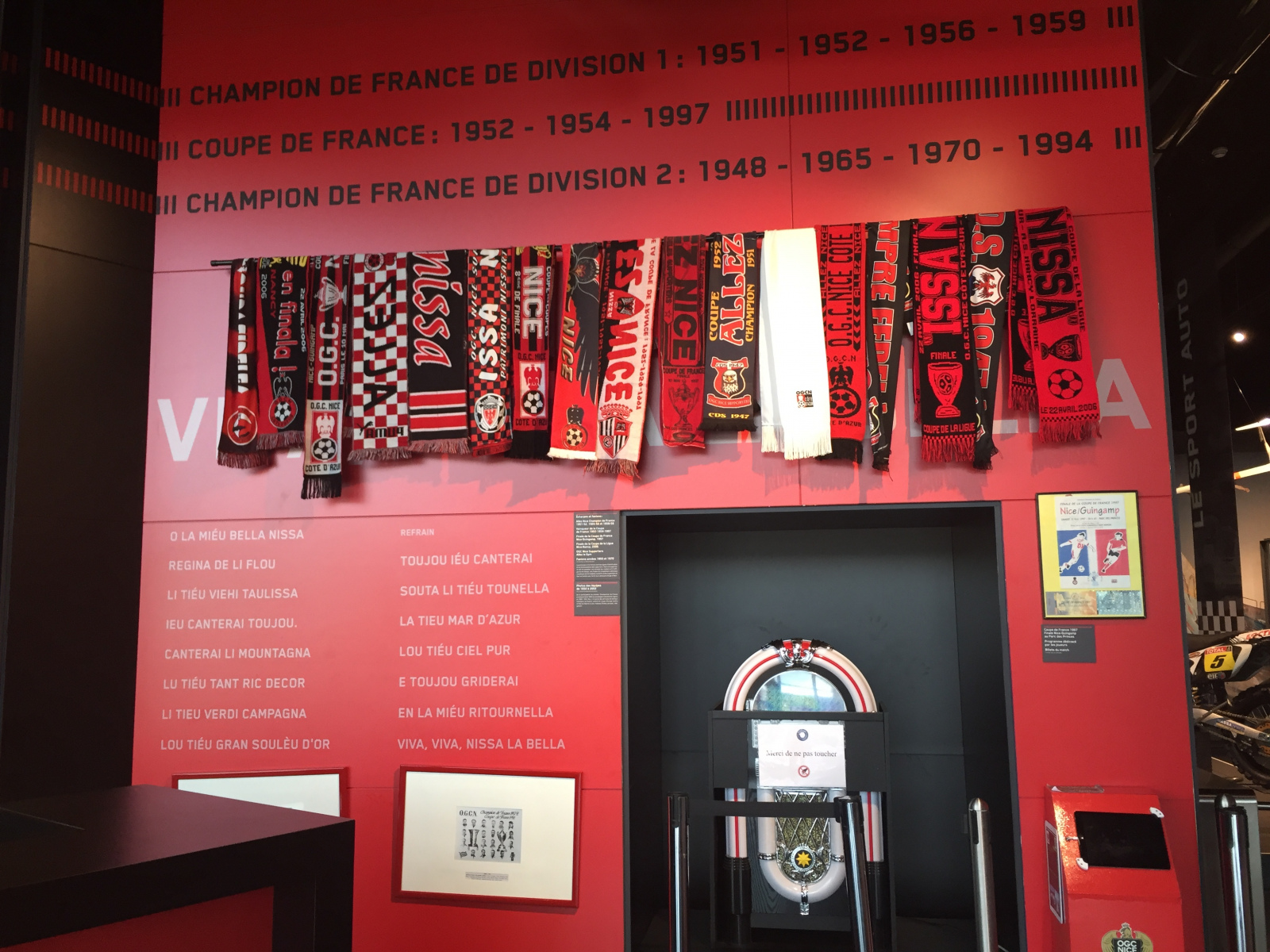 Visite du musée du sport à Nice
