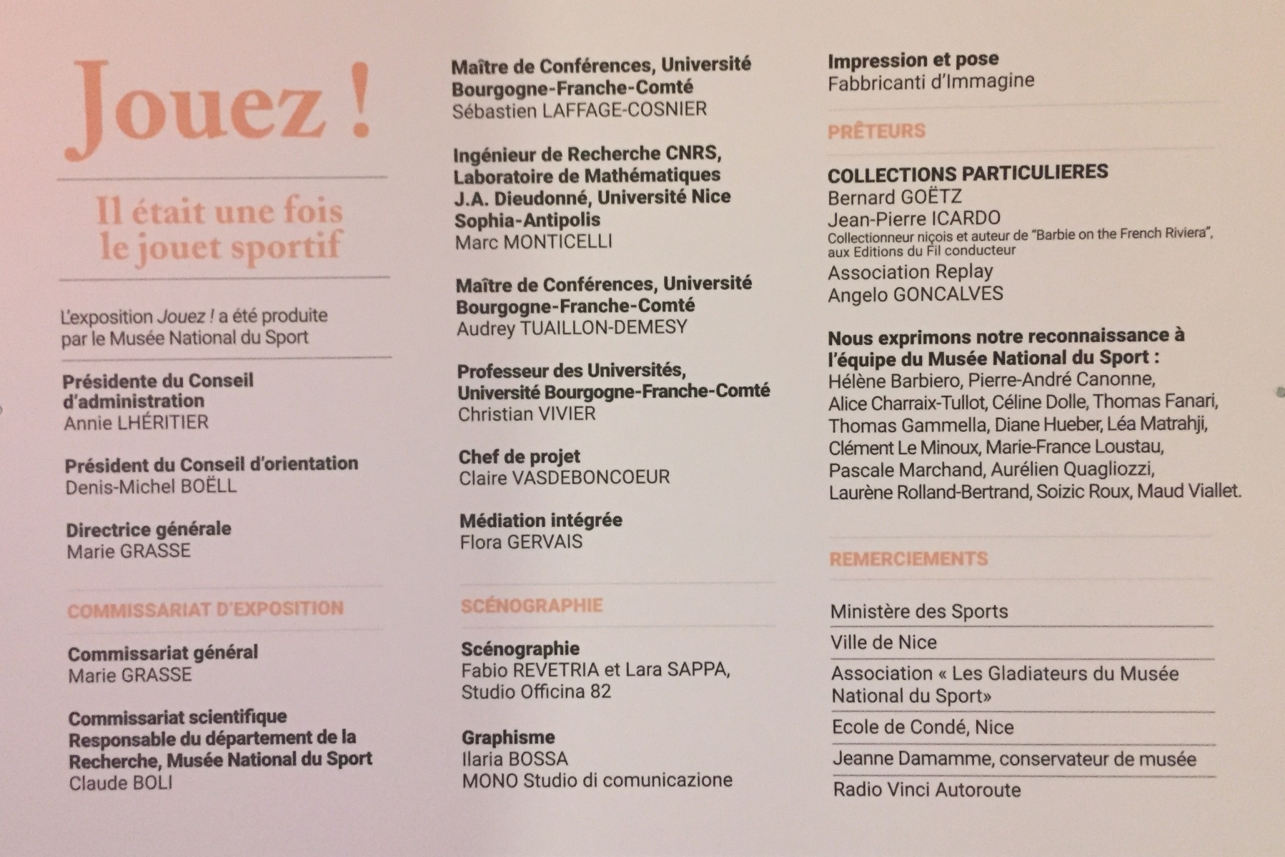 Visite du musée du sport à Nice
