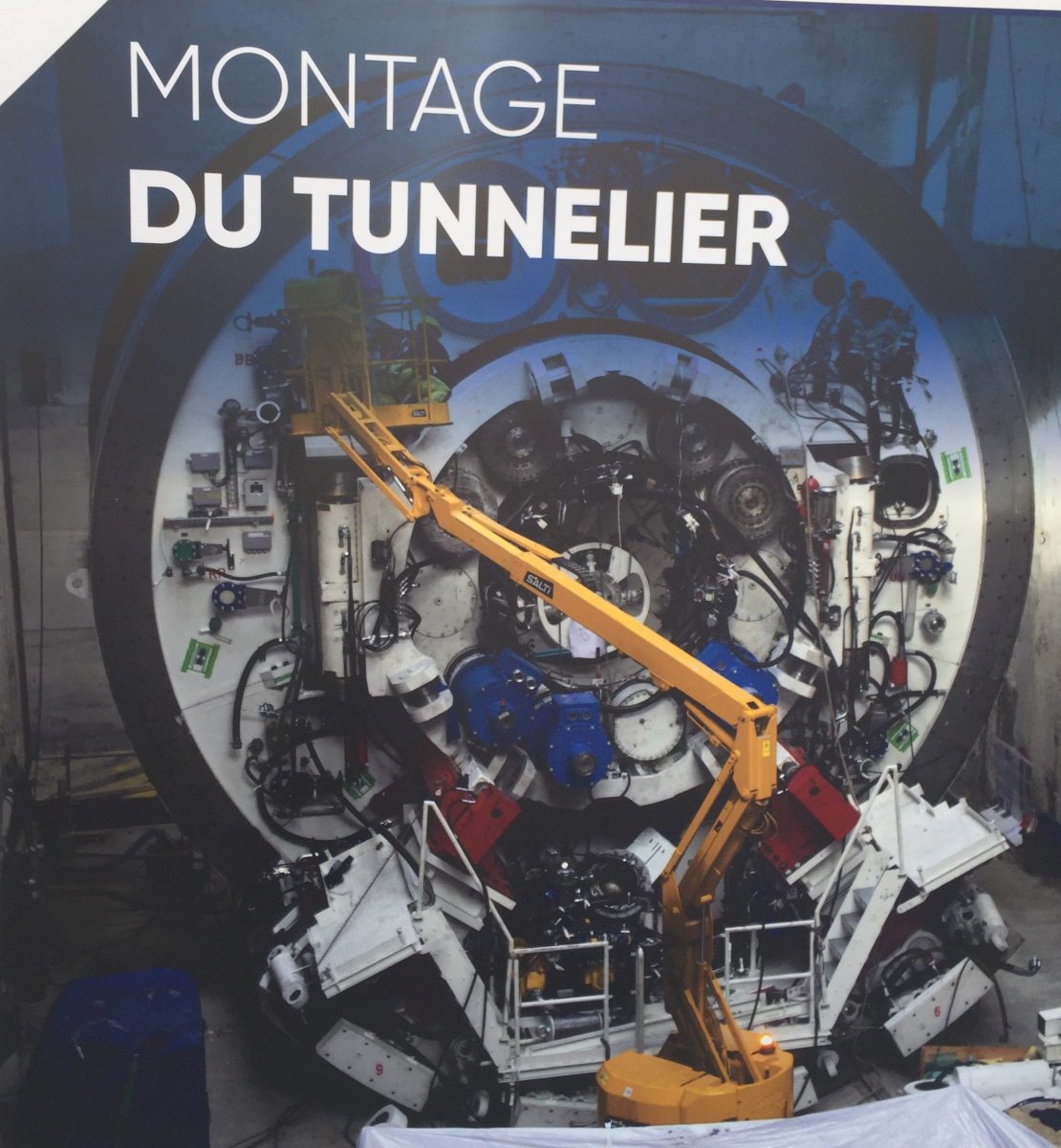Visite du chantier de la ligne 2 du  tramway de Nice