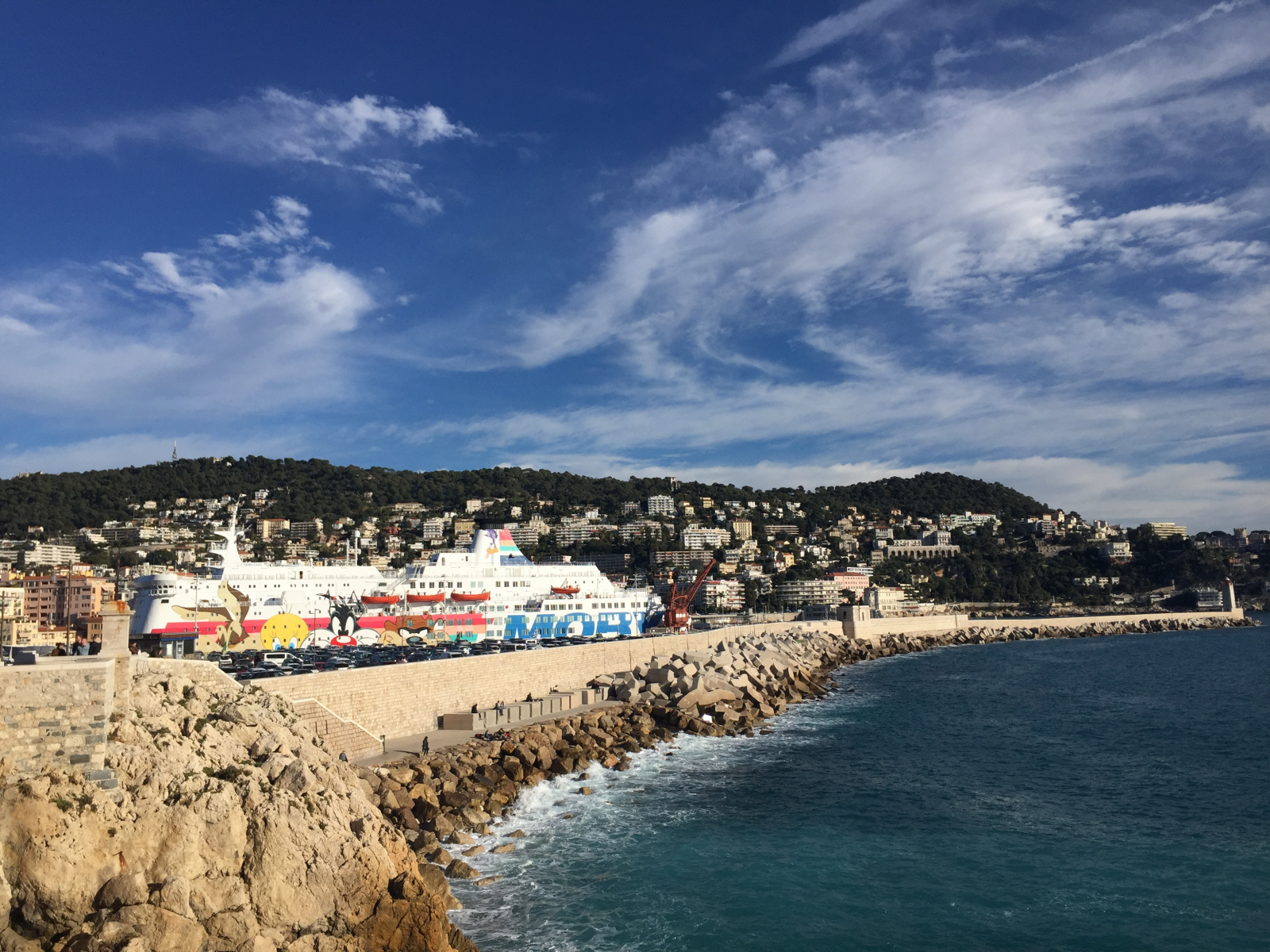 Ballade vers le port à Nice