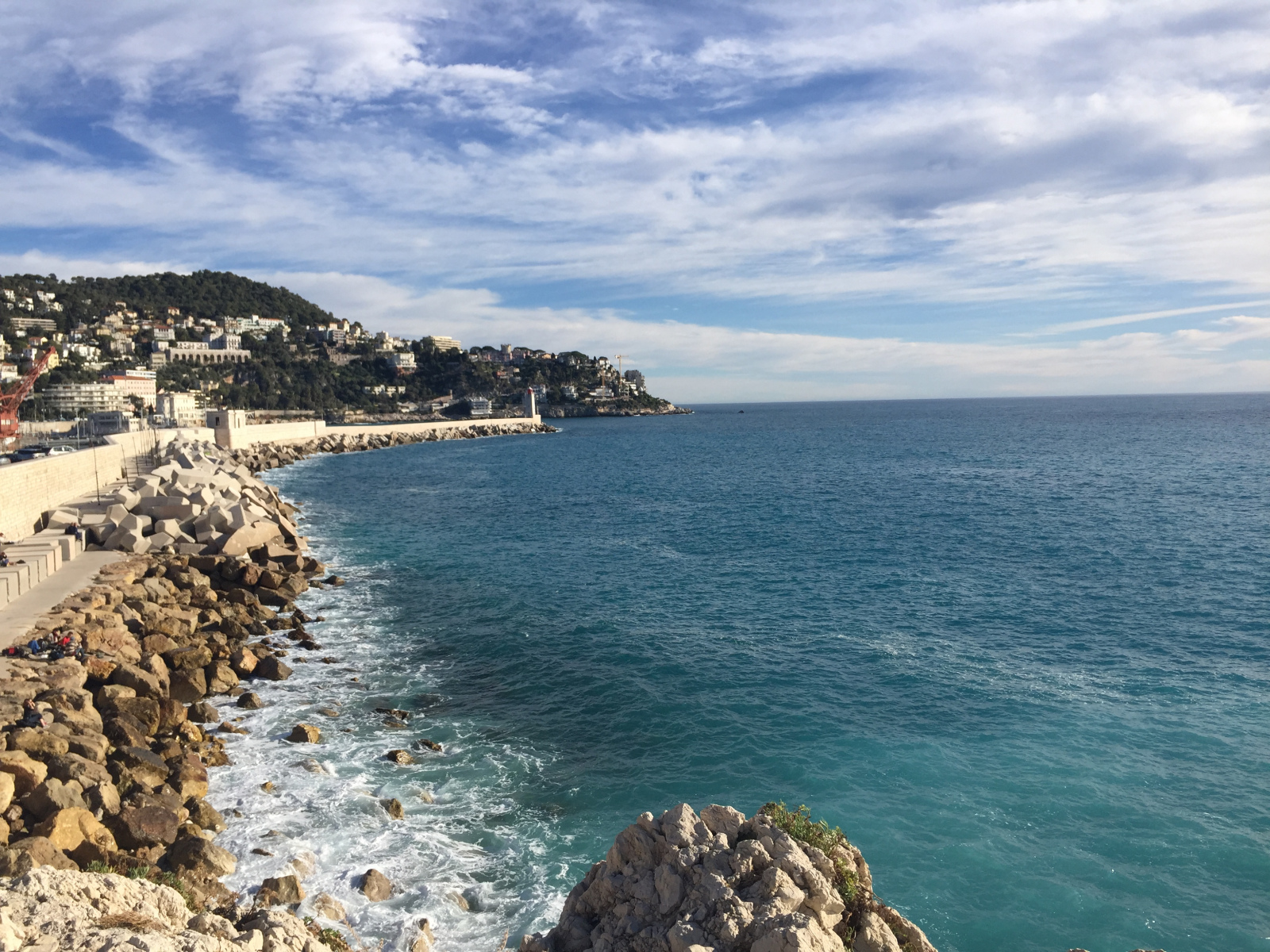 Ballade vers le port à Nice