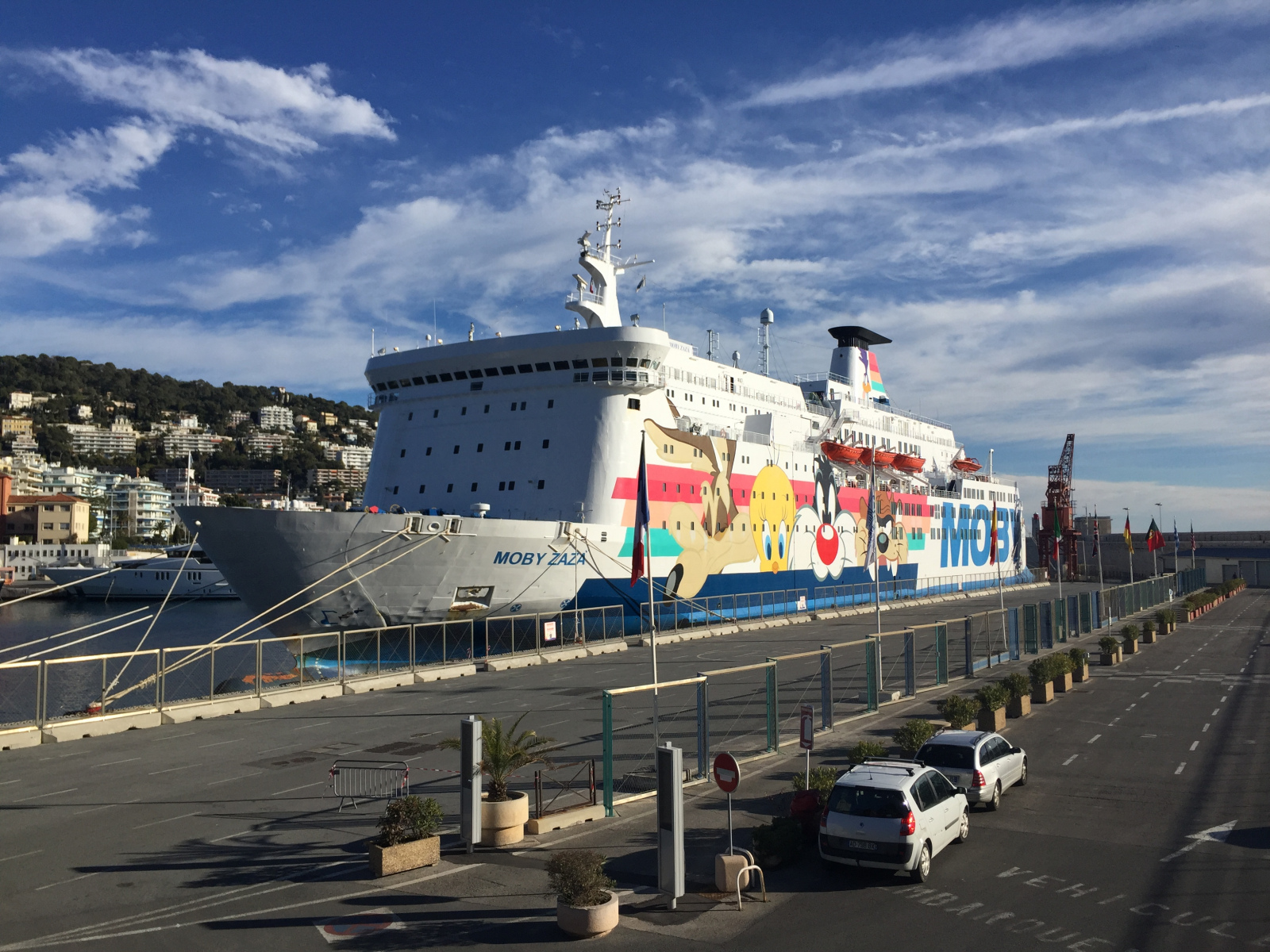 Ballade vers le port à Nice