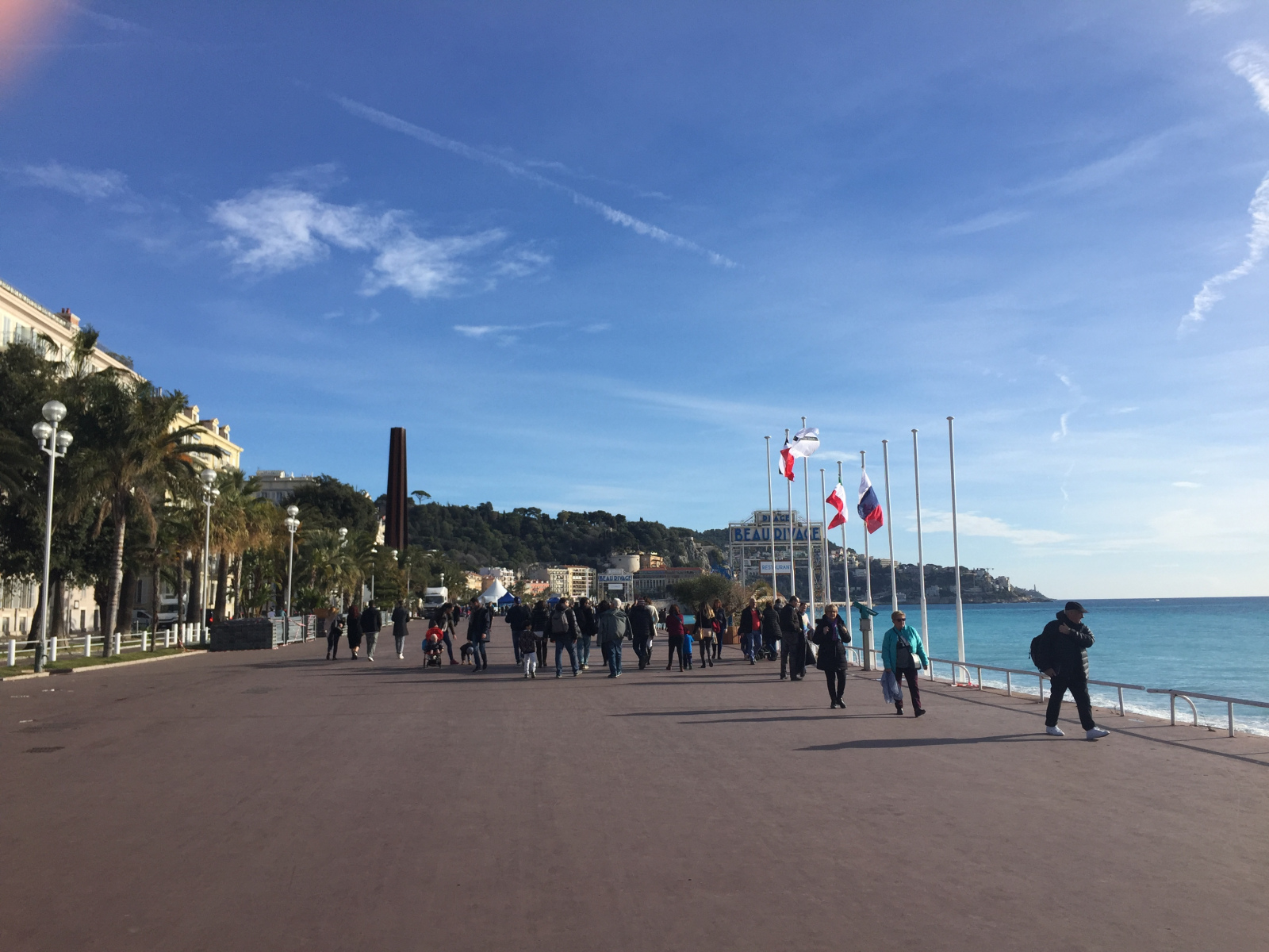 Ballade sur la promenade des Anglais à Nice