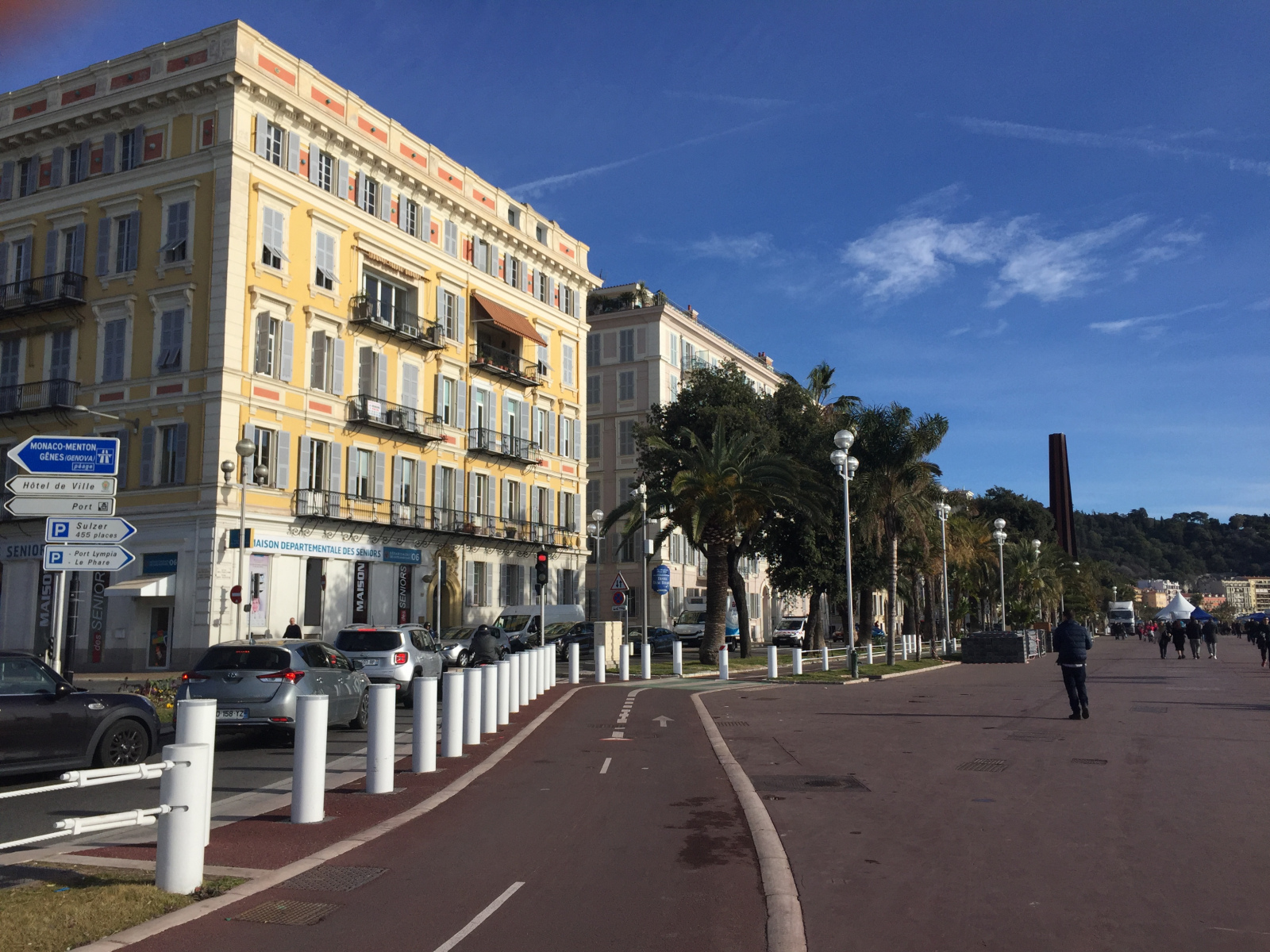 Ballade sur la promenade des Anglais à Nice