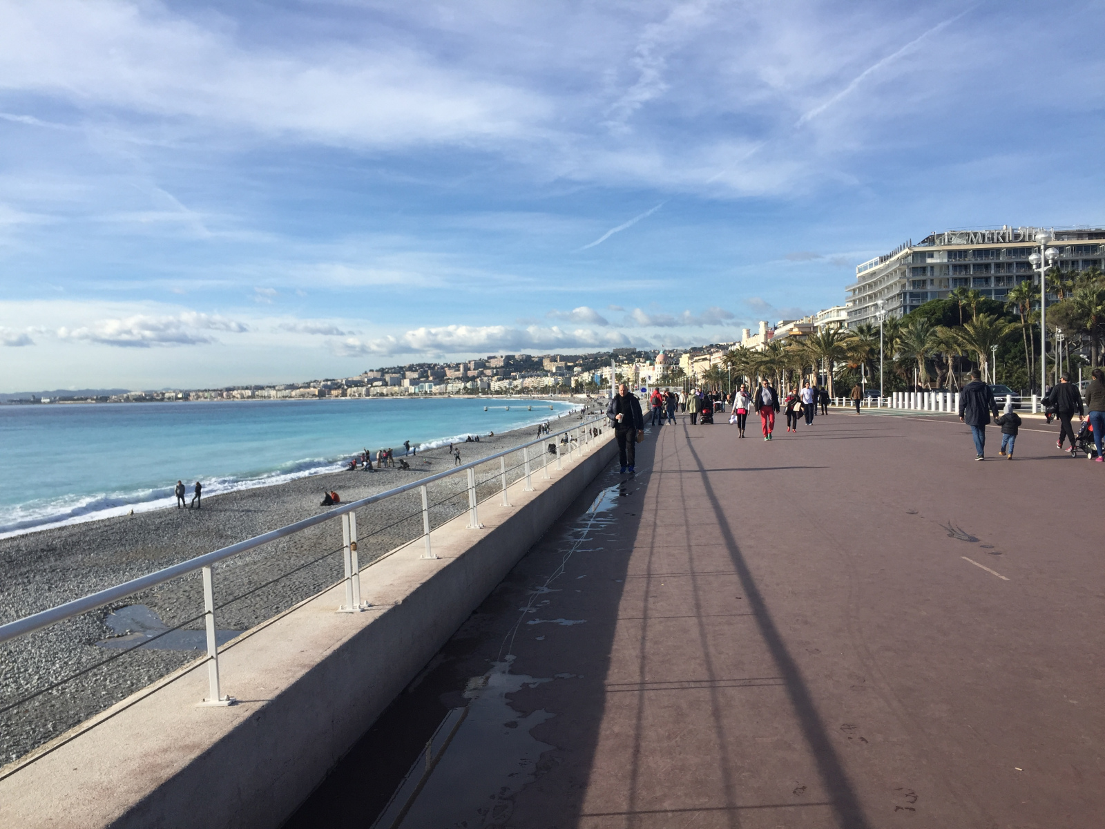 Ballade sur la promenade des Anglais à Nice