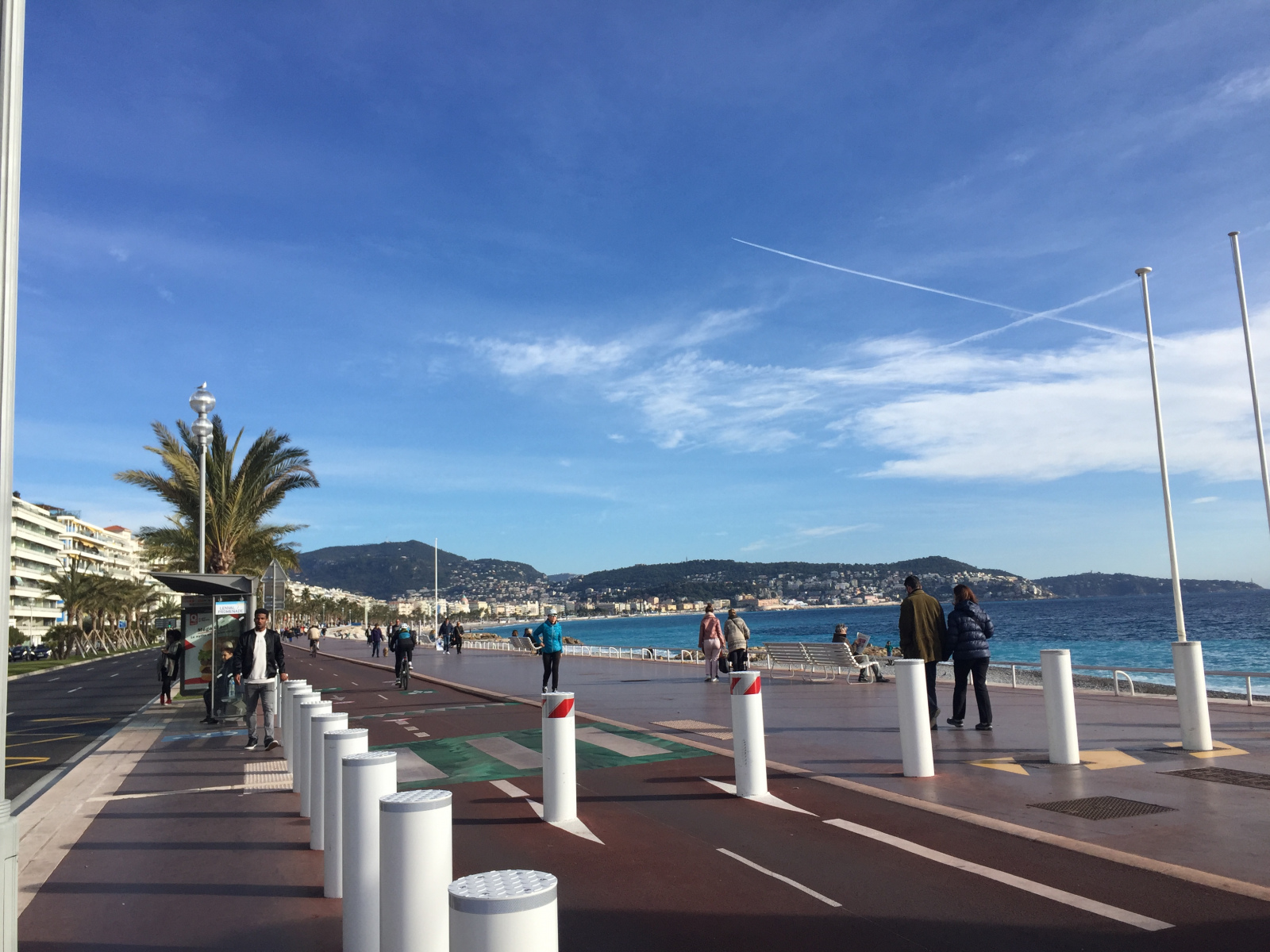 Ballade sur la promenade des Anglais à Nice